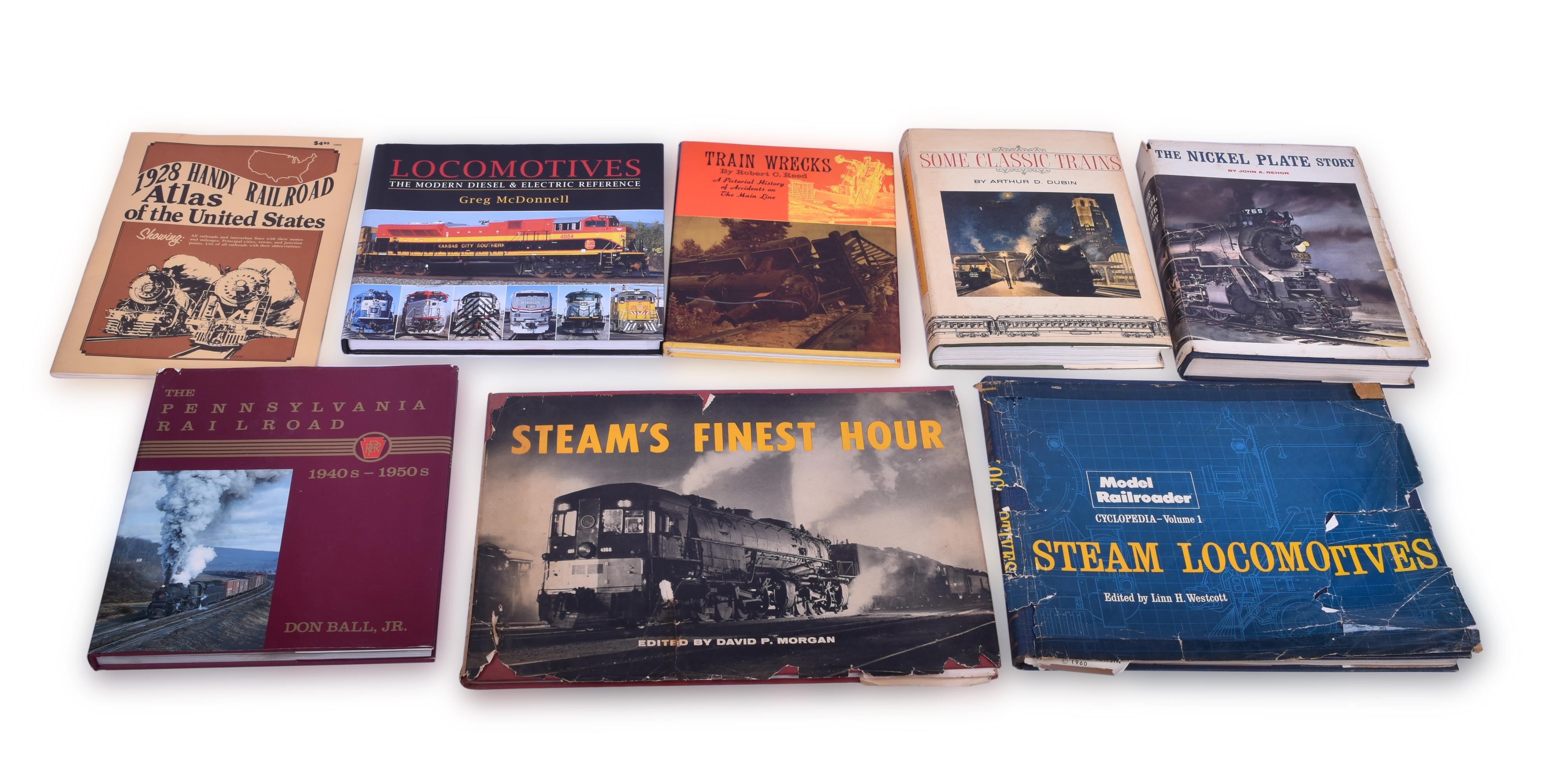 433 - Group of Eight Railroading Books; Westcott, Ball, Rehor, etc. thumbnail