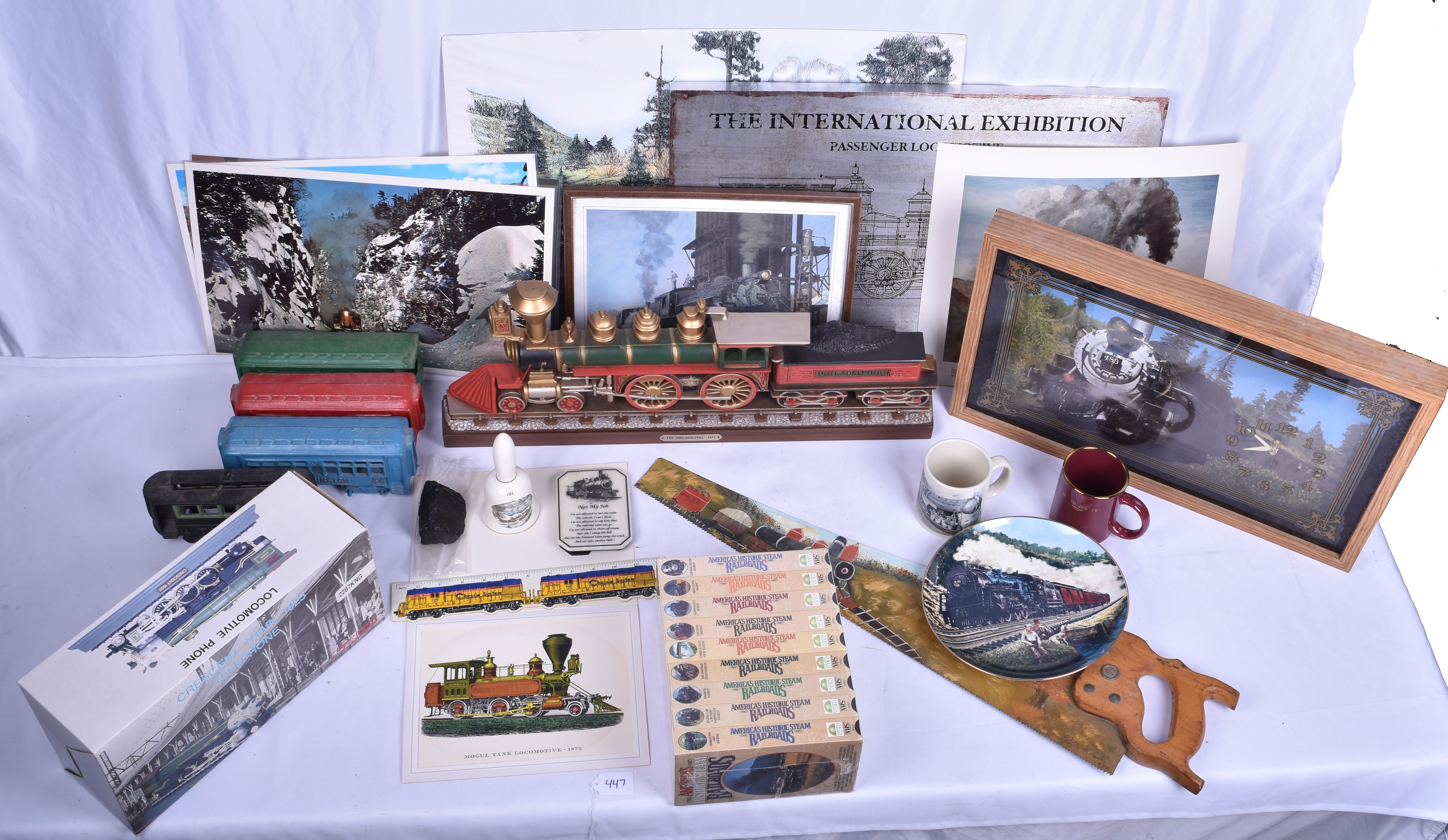 447 - Large Group of Miscellaneous Railroadiana thumbnail