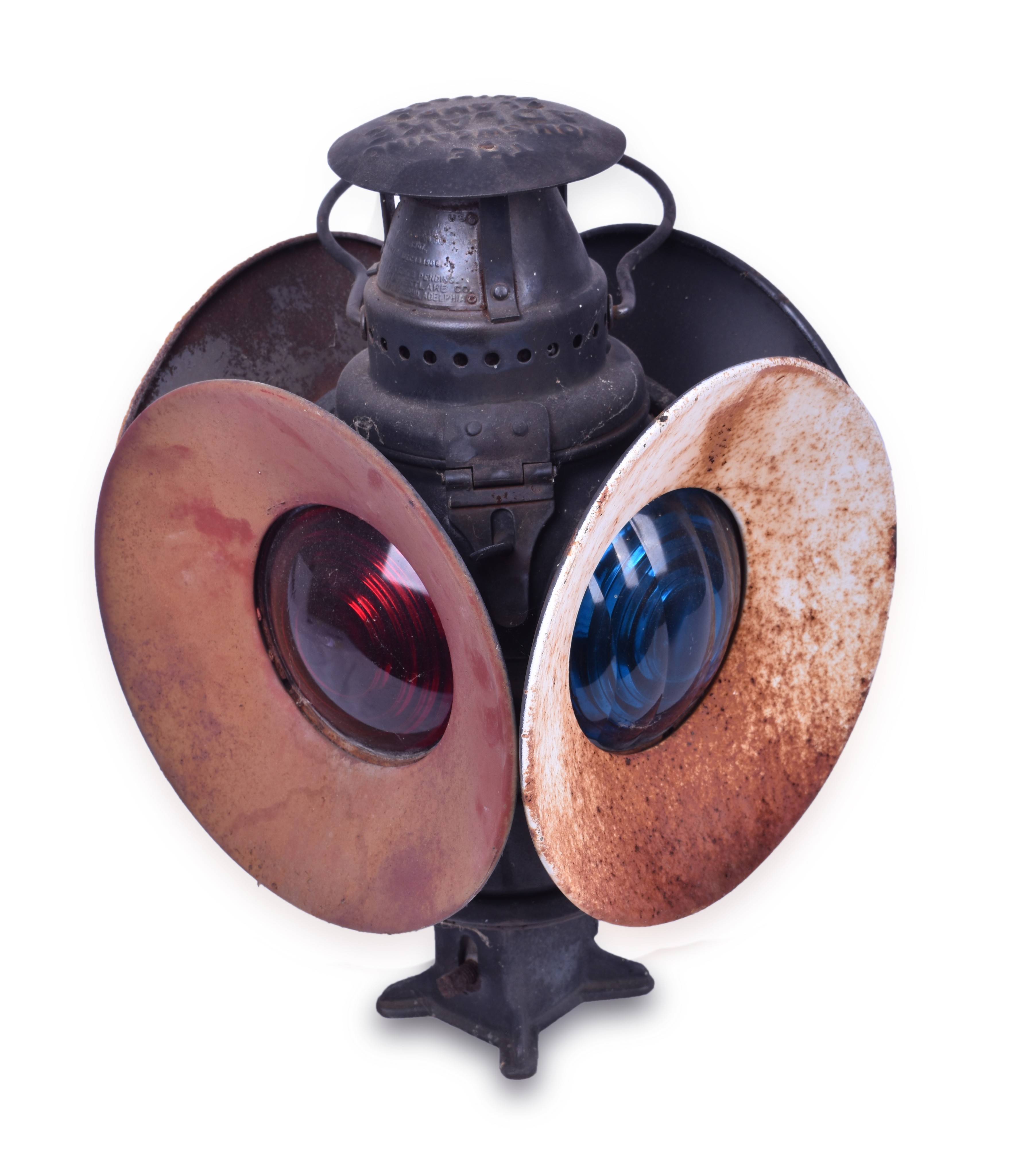 2 - Adlake Southern Pacific Railroad Switch Lamp thumbnail