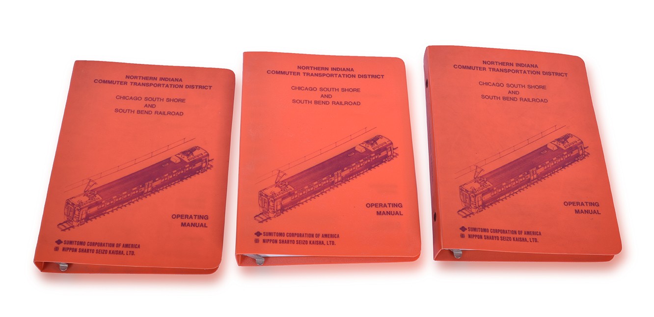 3 - Three Chicago, South Shore, & South Bend Railroad / Nippon Sharyo Electric Car Operating Manuals thumbnail