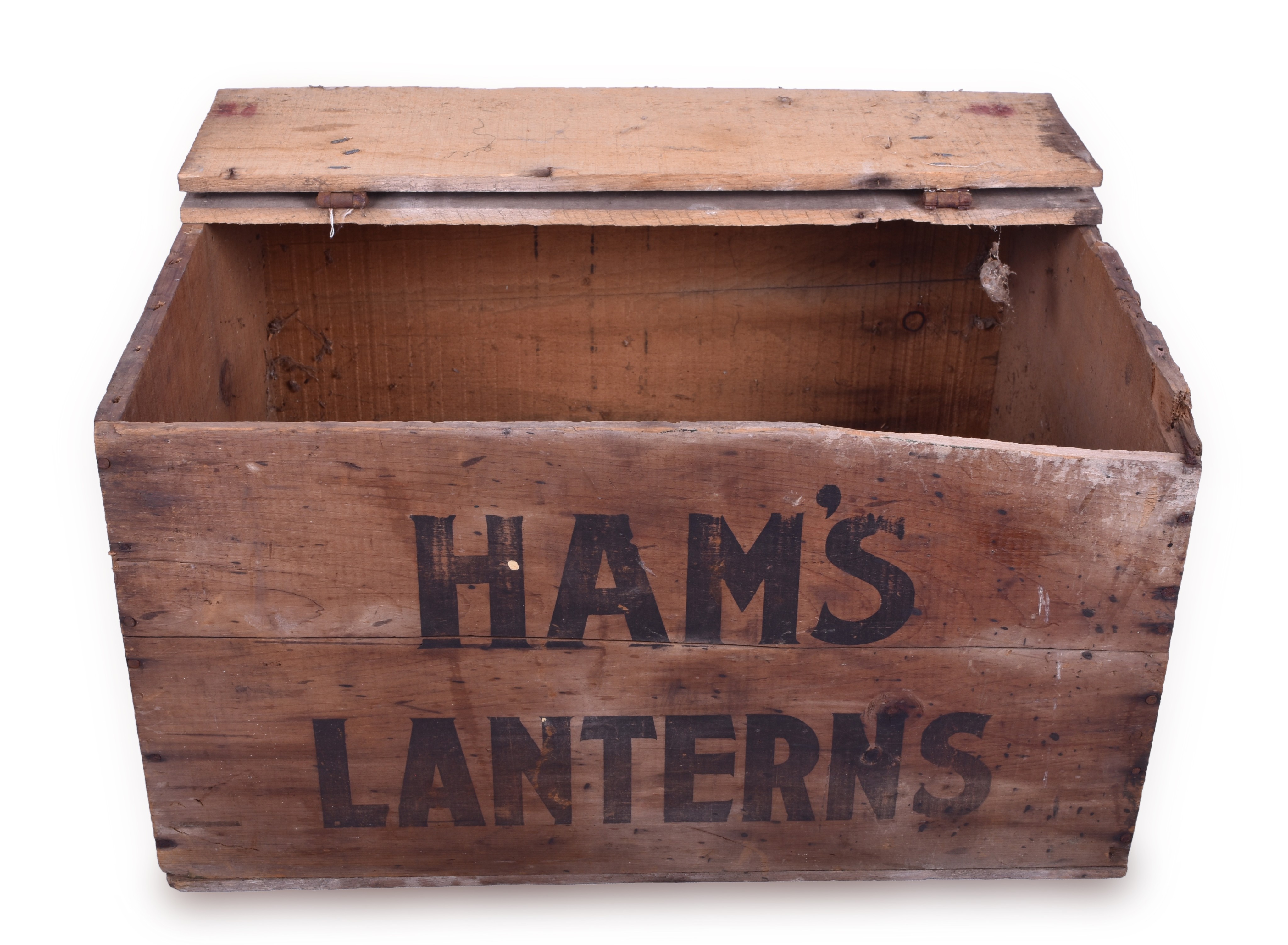 50 - C.T. Ham Lantern Wooden Shipping Crate for No. 22 Cold Blast Lanterns thumbnail