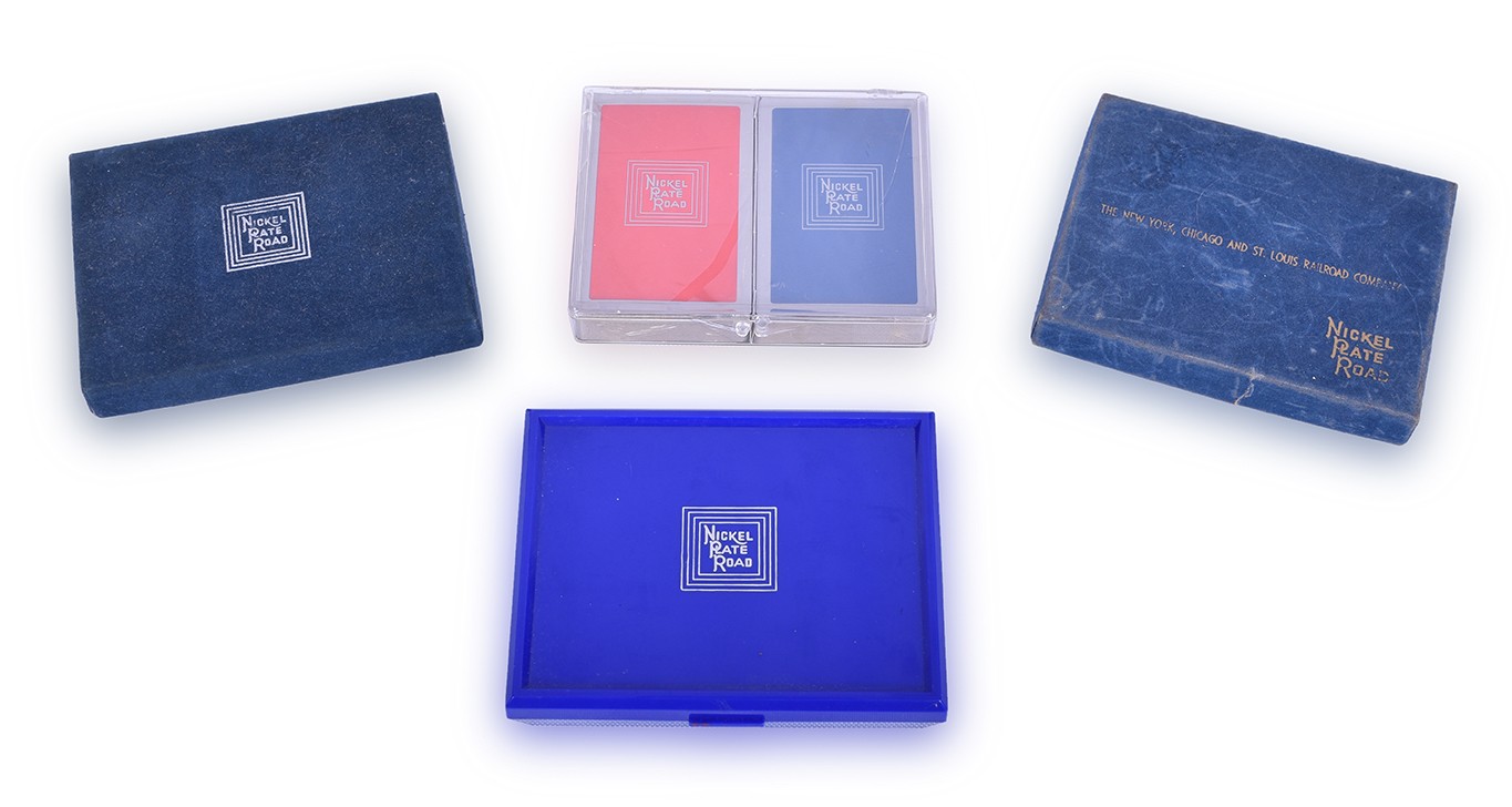 61 - Four Sets of Nickel Plate Railroad Playing Cards - Four Decks Sealed thumbnail