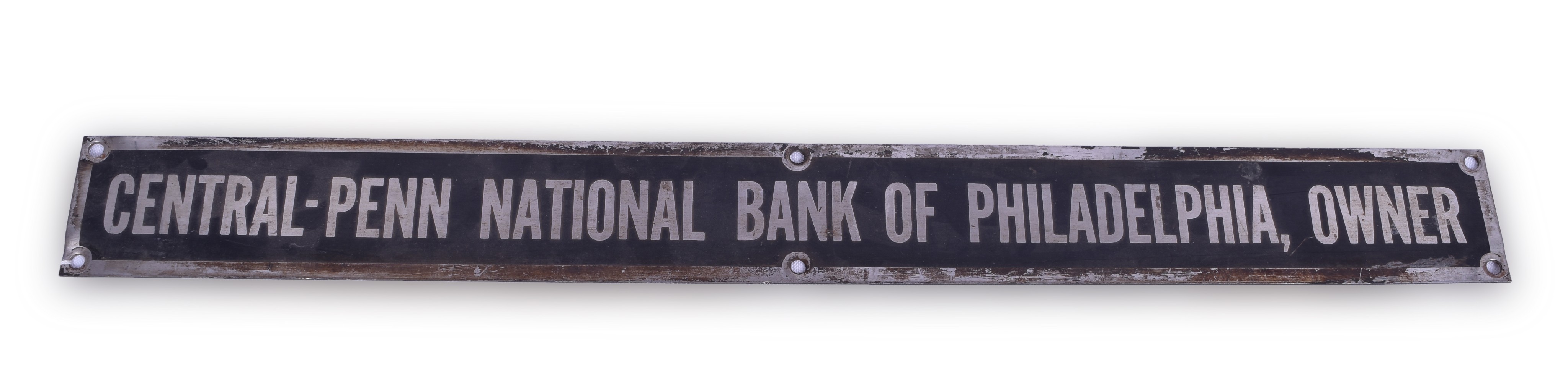 64 - Central-Penn National Bank Trust Plate thumbnail