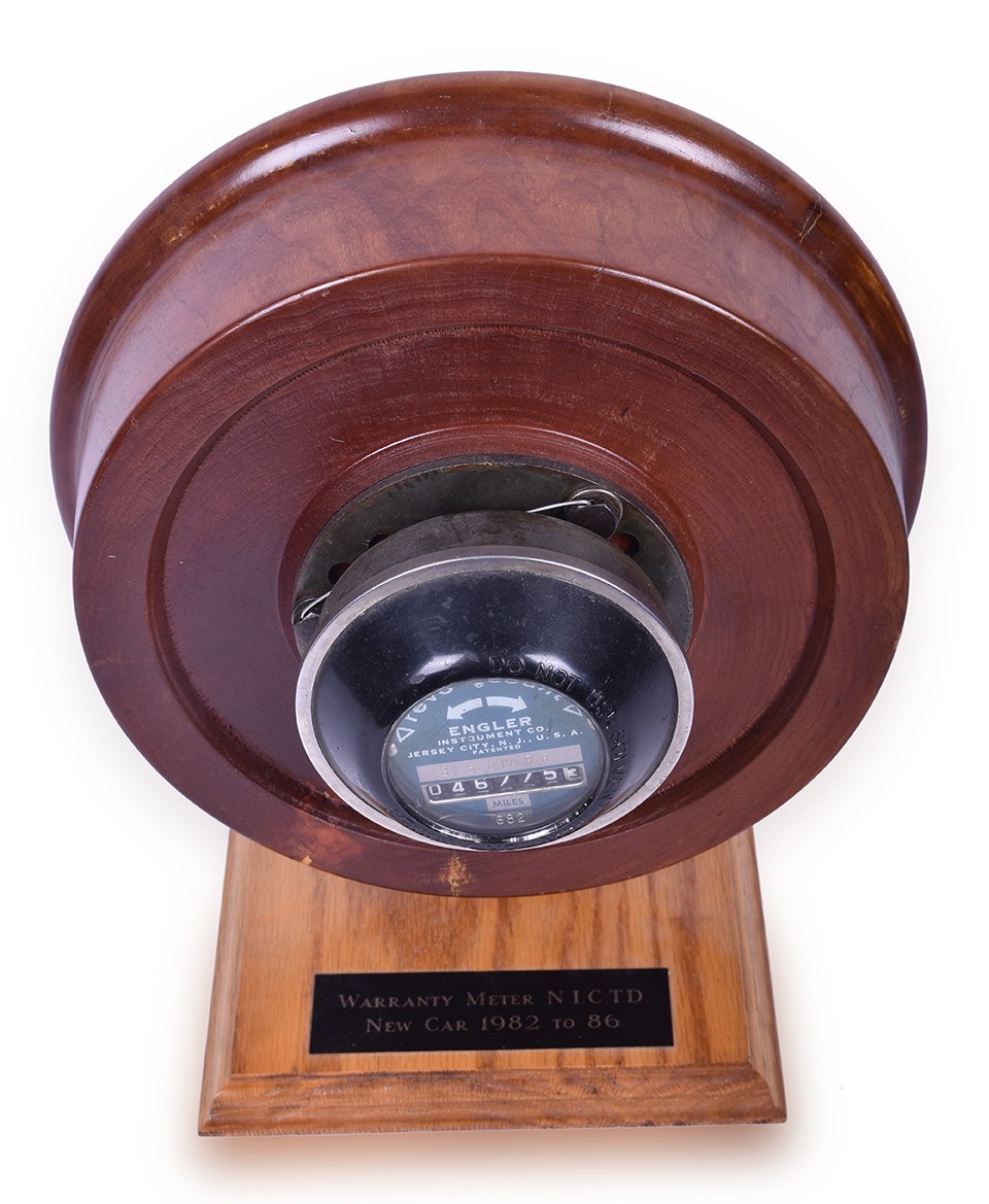 93 - Custom Chicago, South Shore, & South Bend Railroad Nippon Sharyo Car Warranty Meter Display thumbnail