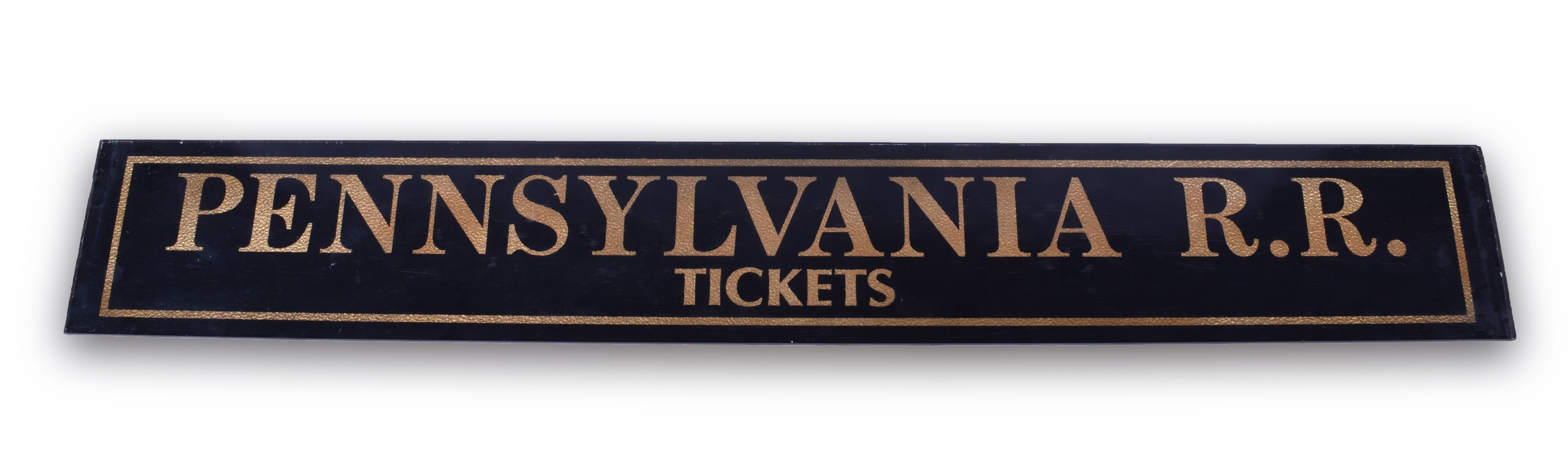 98 - Reproduction Pennsylvania Railroad Ticket Glass thumbnail