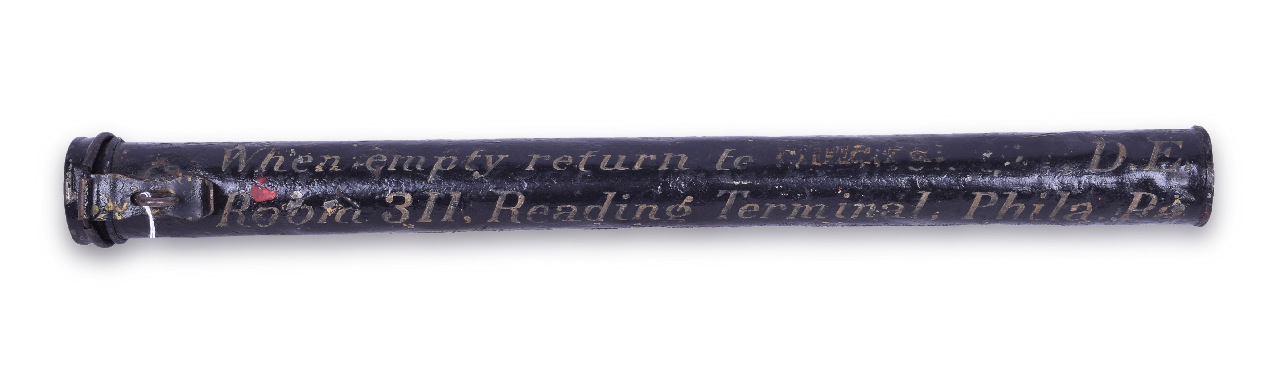 122 - Reading Terminal Philadelphia Reusable Metal Mailing Tube thumbnail