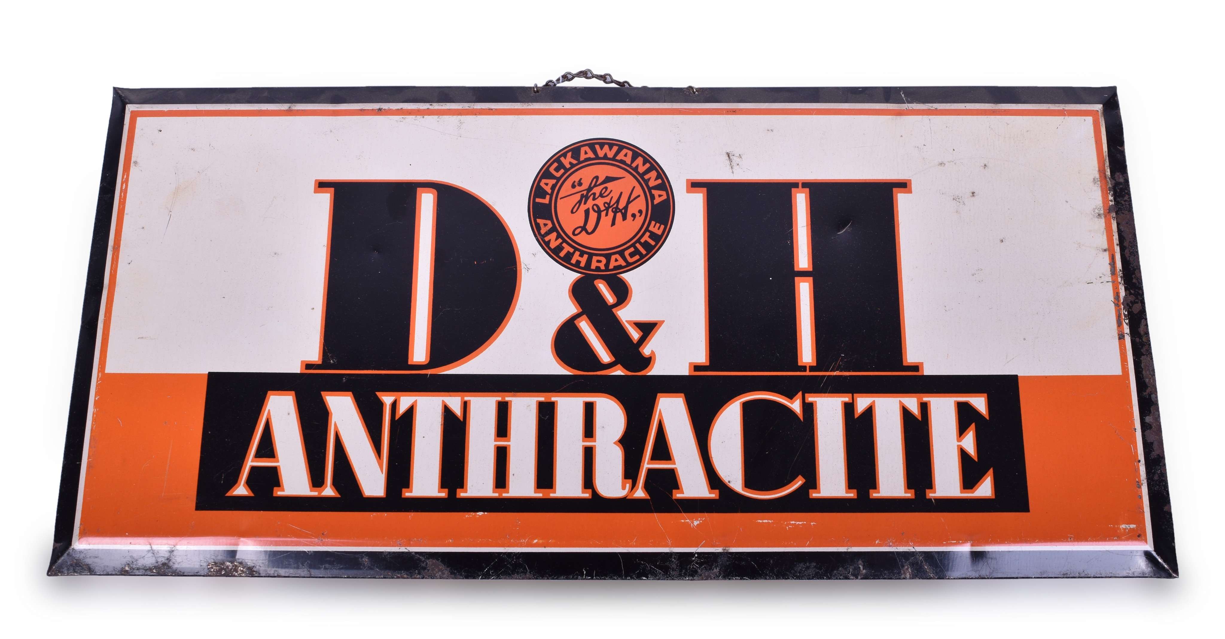 130 - Delaware and Hudson Anthracite Permanent Sign & Display Co. Painted Sign thumbnail