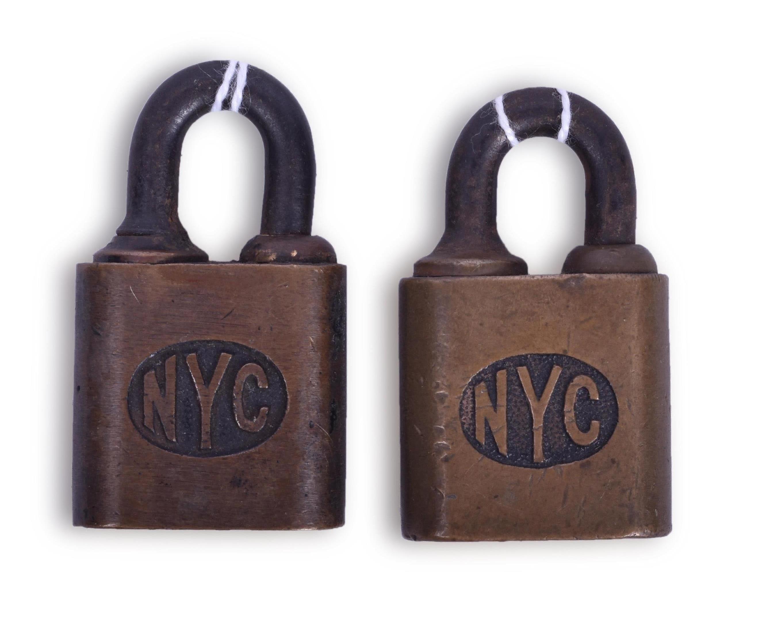 136 - Pair of New York Central Yale Signal Department Locks thumbnail