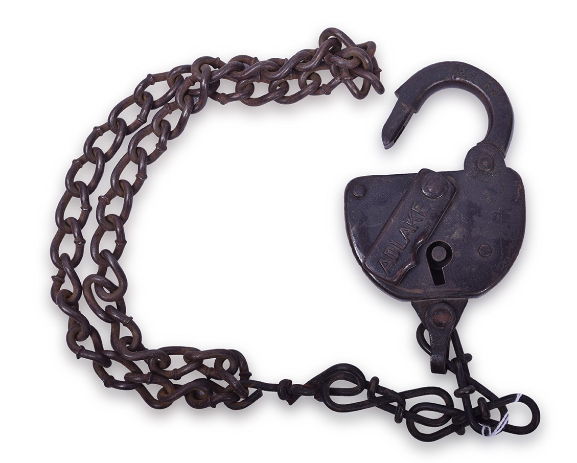 145 - Colorado and Southern Railway Adlake No. 48 Steel Lock thumbnail