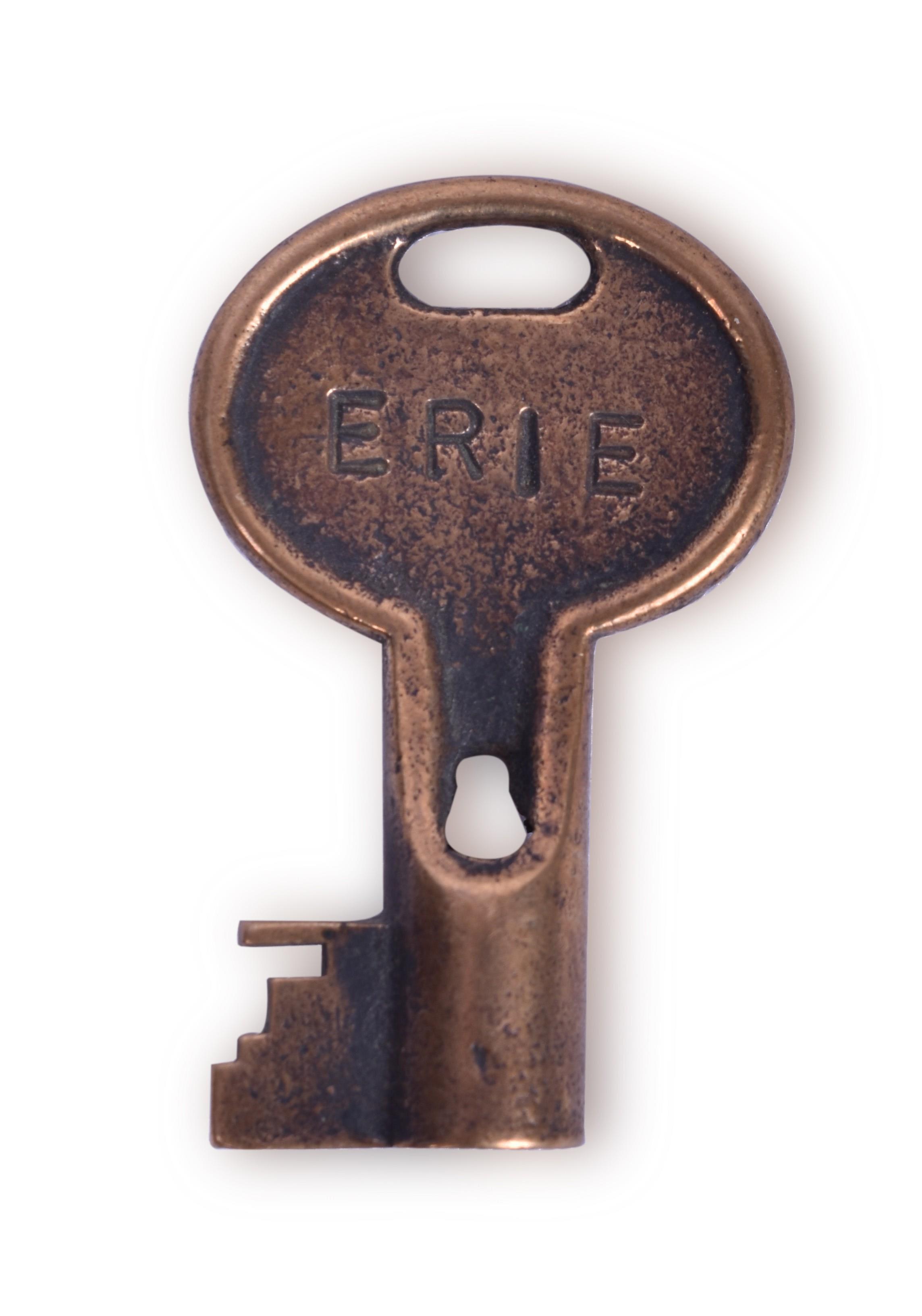 148 - Erie Railroad Brass Oiler Key thumbnail