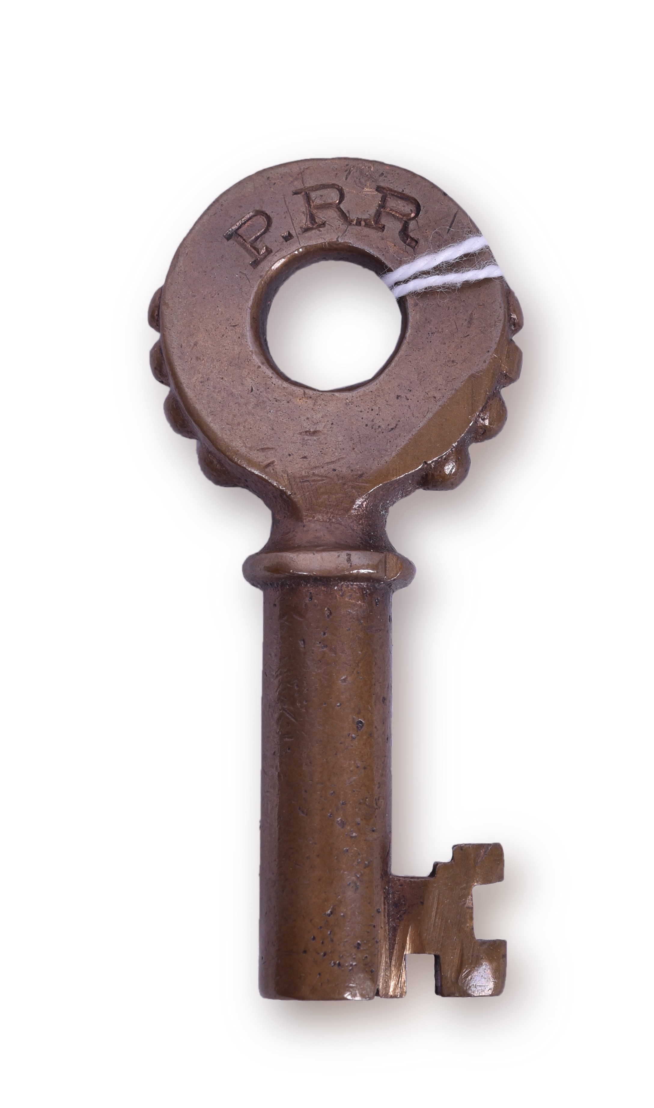 179 - Pennsylvania Railroad Fraim Knobby Hilt Key w/ Serial Number and 