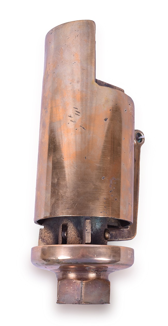 242 - Three Chime Brass Steam Locomotive Whistle thumbnail