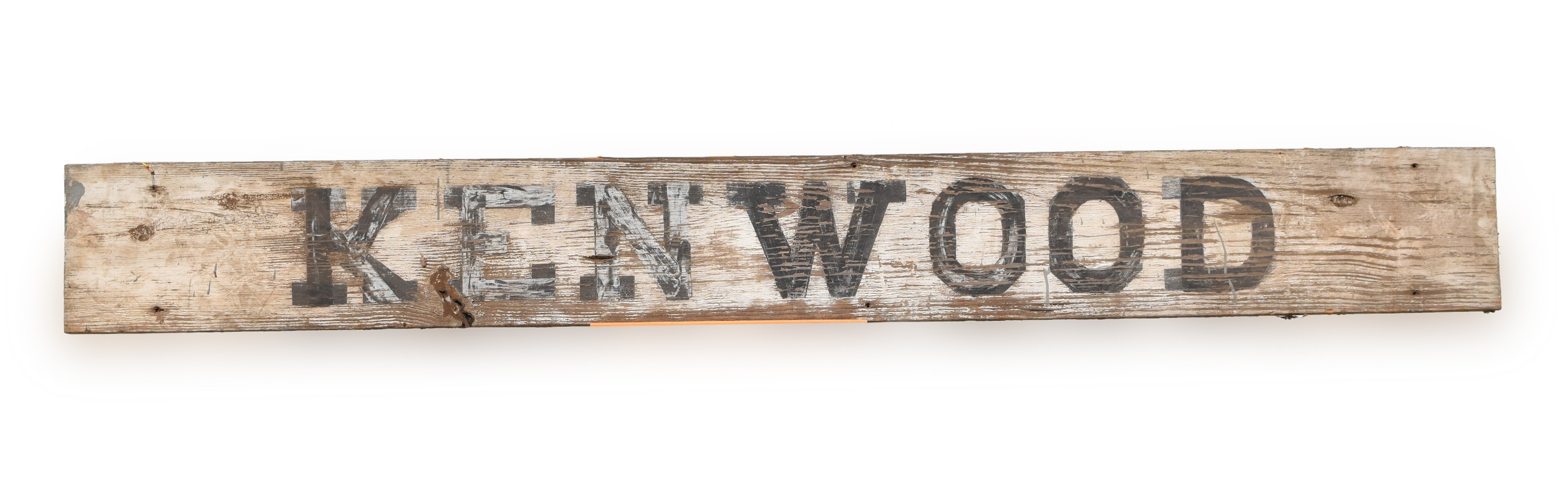 270 - Nickel Plate Railroad - Kenwood, Ohio Wooden Depot Sign thumbnail