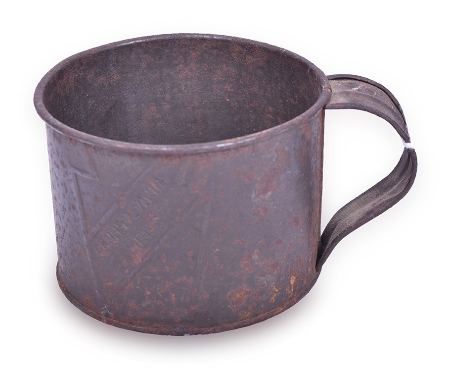 271 - Pennsylvania Lines Railroad Metal Drinking Cup thumbnail
