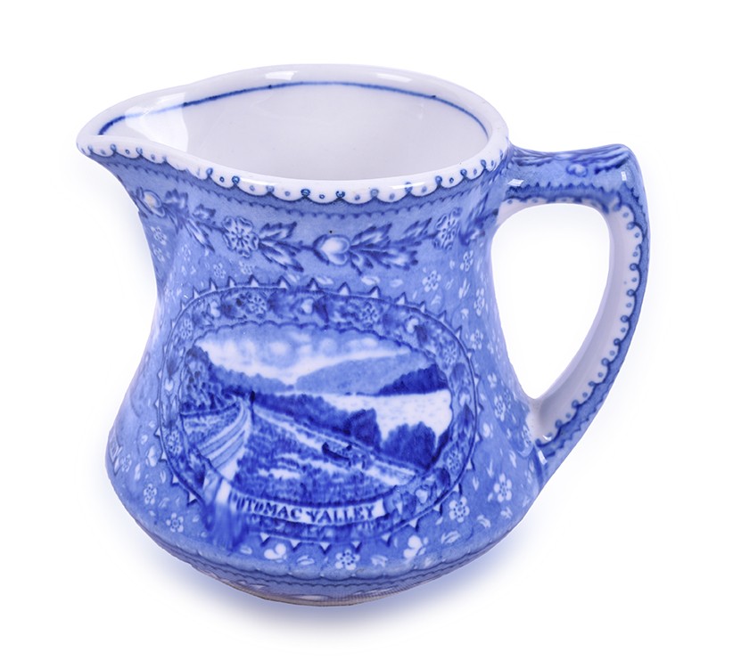 287 - Baltimore and Ohio Centenary / Colonial Lamberton Creamer w/ Blue Fill Line thumbnail