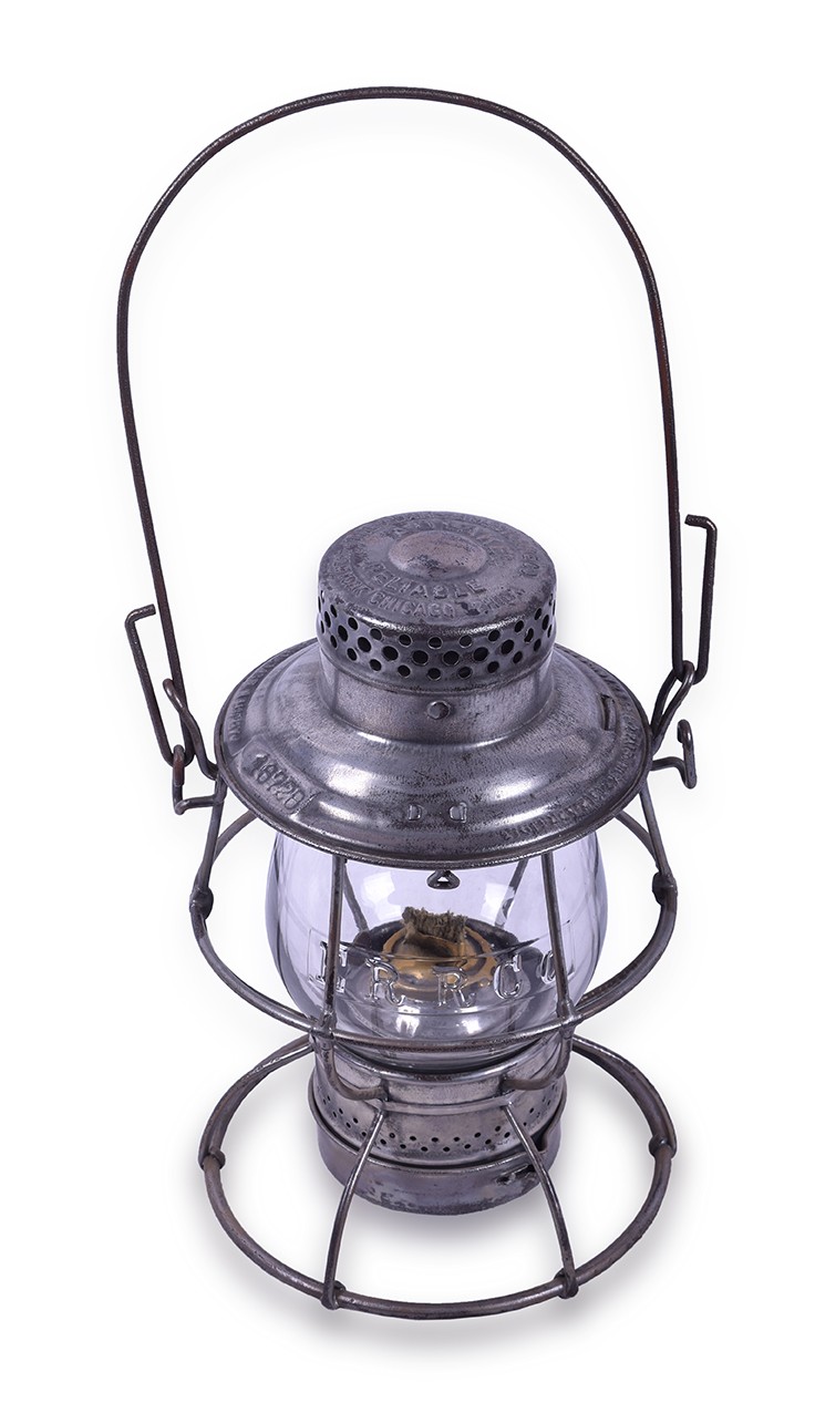 288 - Adlake Reliable Erie Railroad Lantern w/ Clear Cast Globe thumbnail
