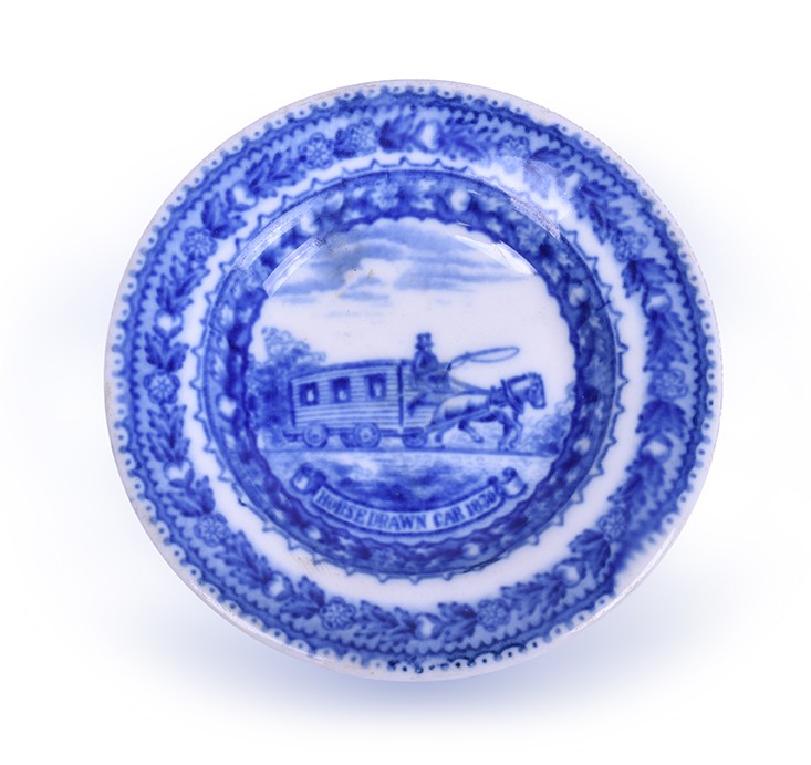 289 - Baltimore and Ohio Centenary / Colonial Lamberton Butter Pat w/ Patent Applied For thumbnail