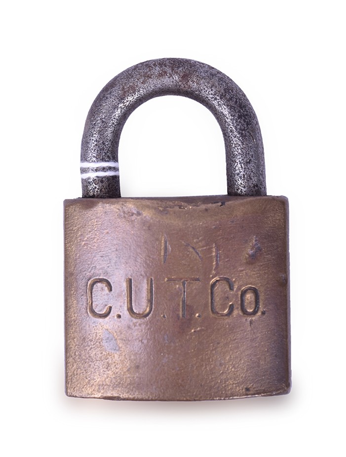 313 - Corbin Cincinnati Union Terminal Padlock thumbnail