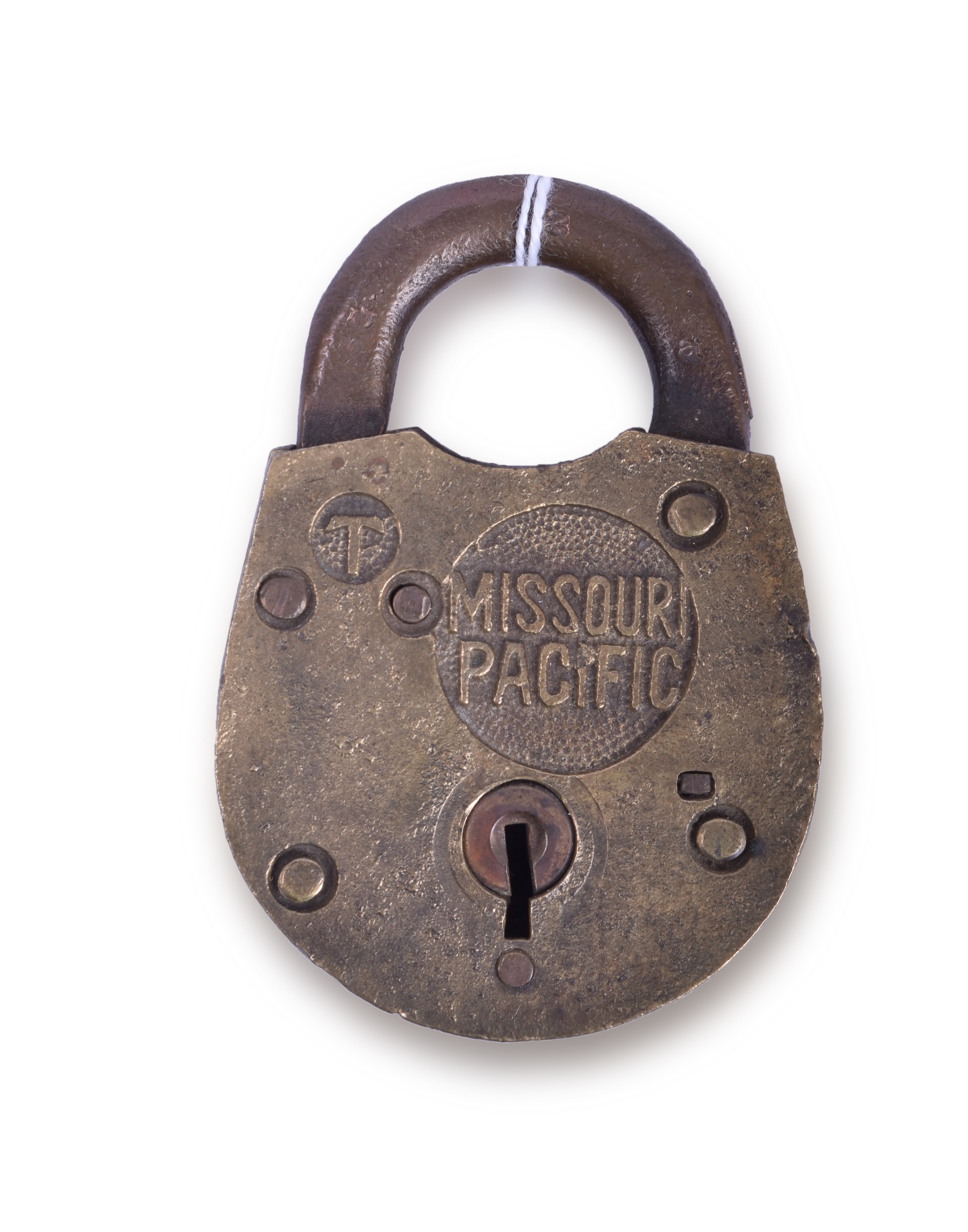 333 - Missouri Pacific Railroad Brass Lock thumbnail