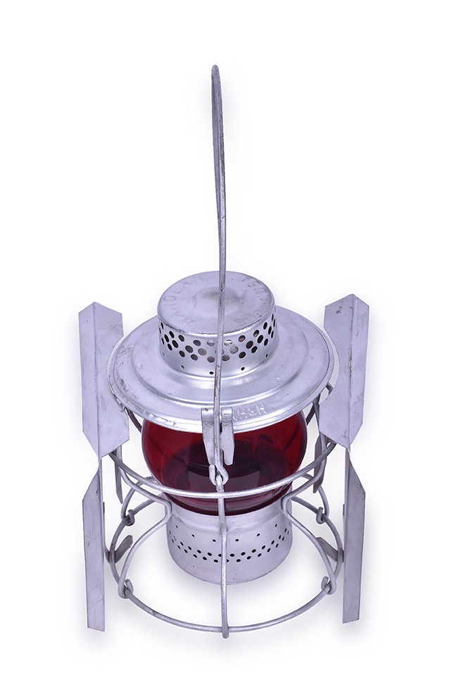 340 - Handlan New York, New Haven & Hartford Railroad 345/355 Lantern w/ Globe Blinders thumbnail