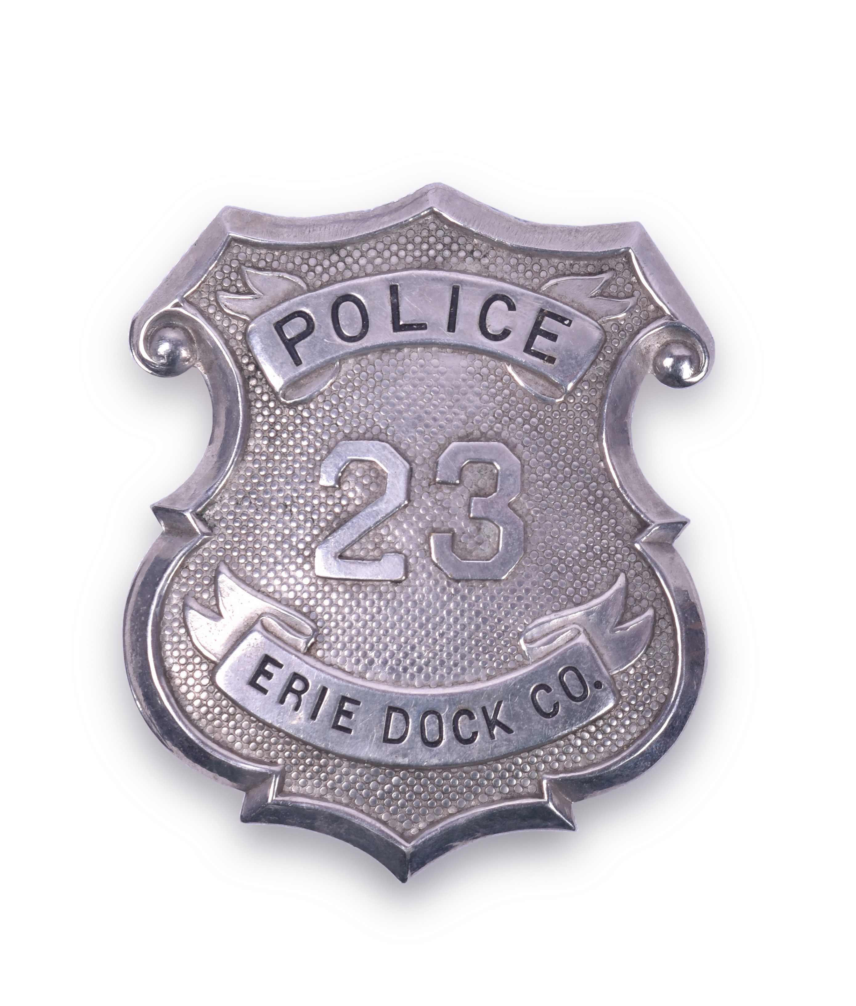 347 - Erie Dock Company Police Breast Badge thumbnail