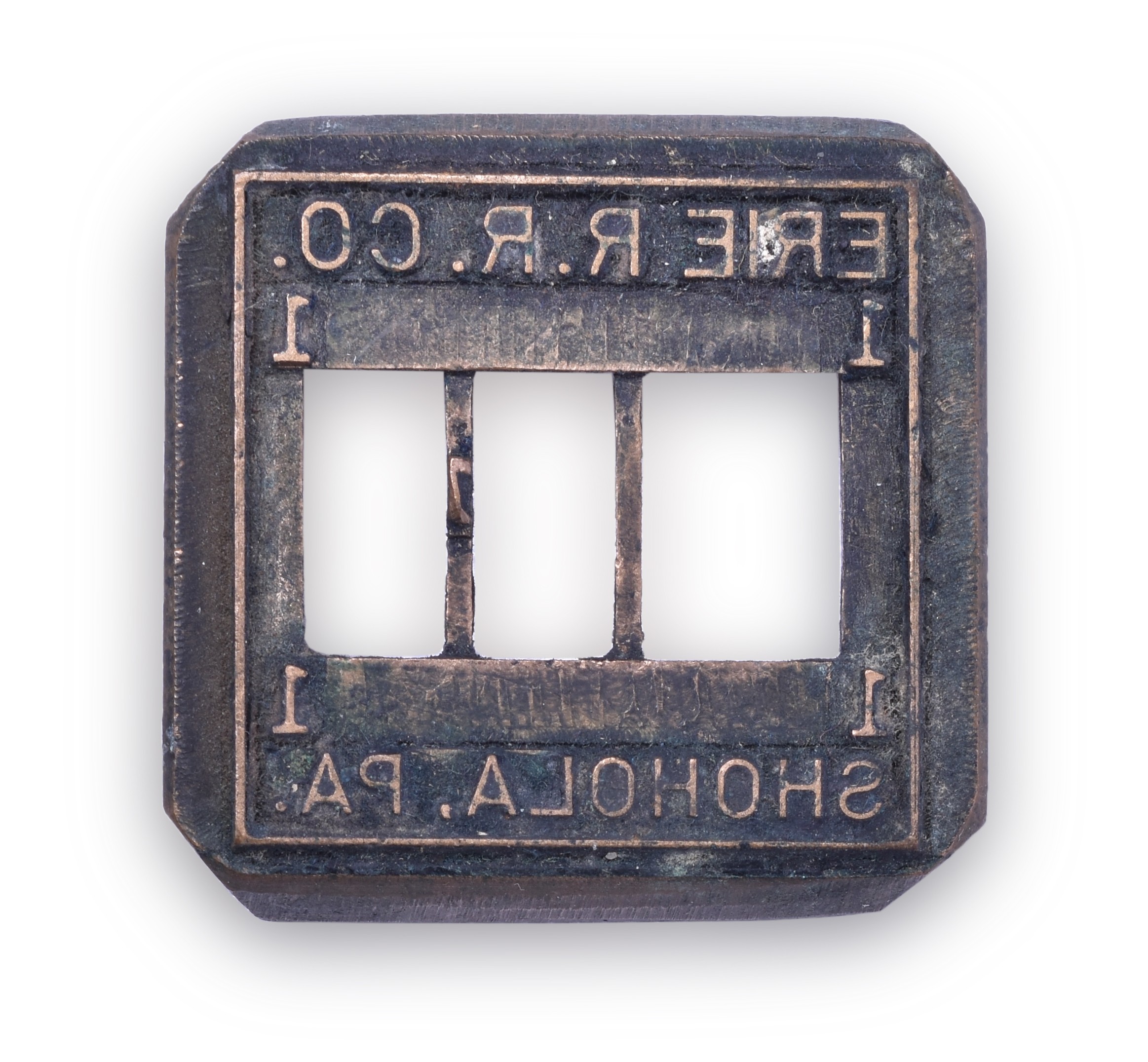 367 - Erie Railroad Shohola, PA Ticket Dater Die thumbnail