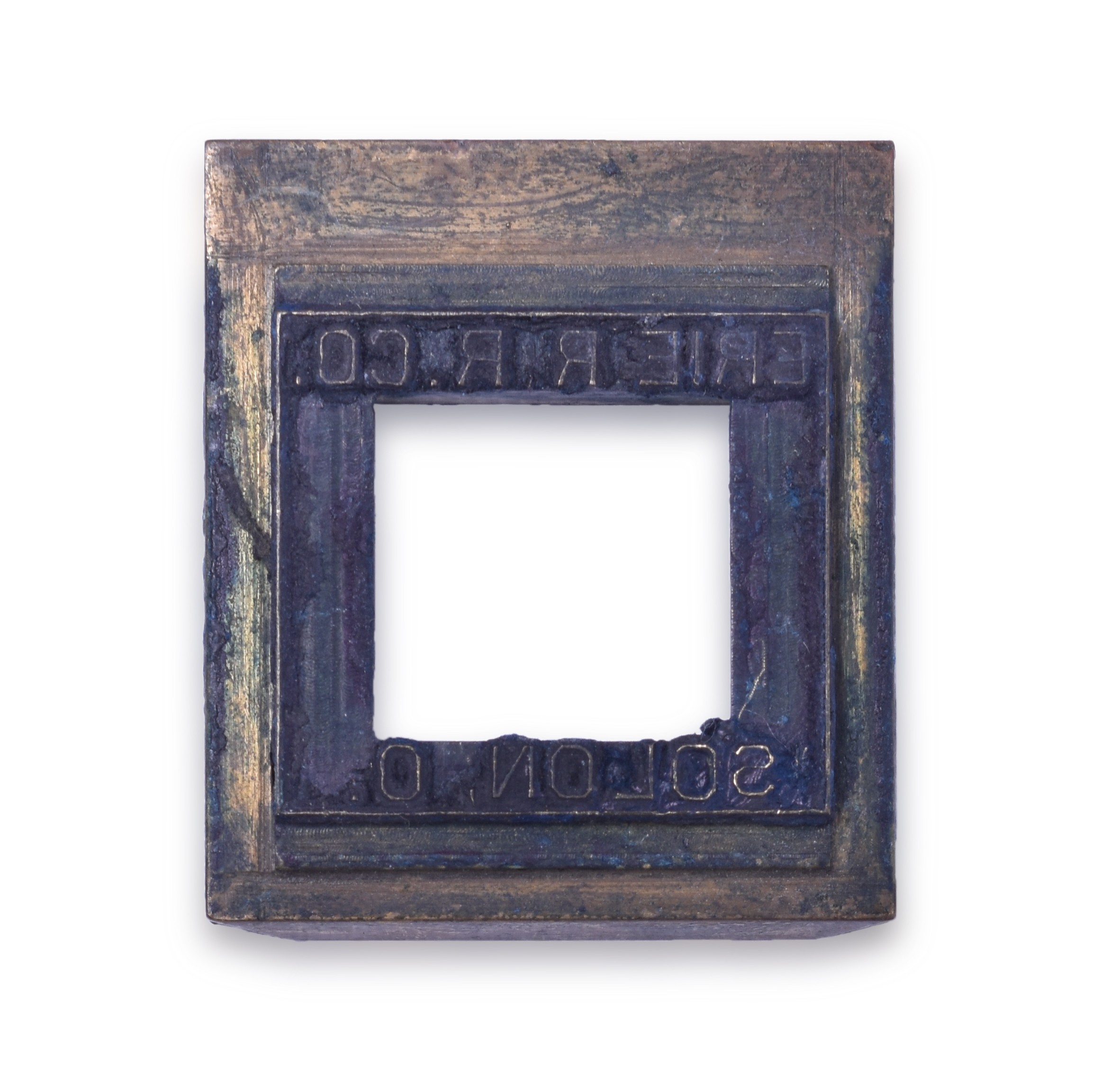 375 - Erie Railroad Solon, Ohio Ticket Dater Die thumbnail