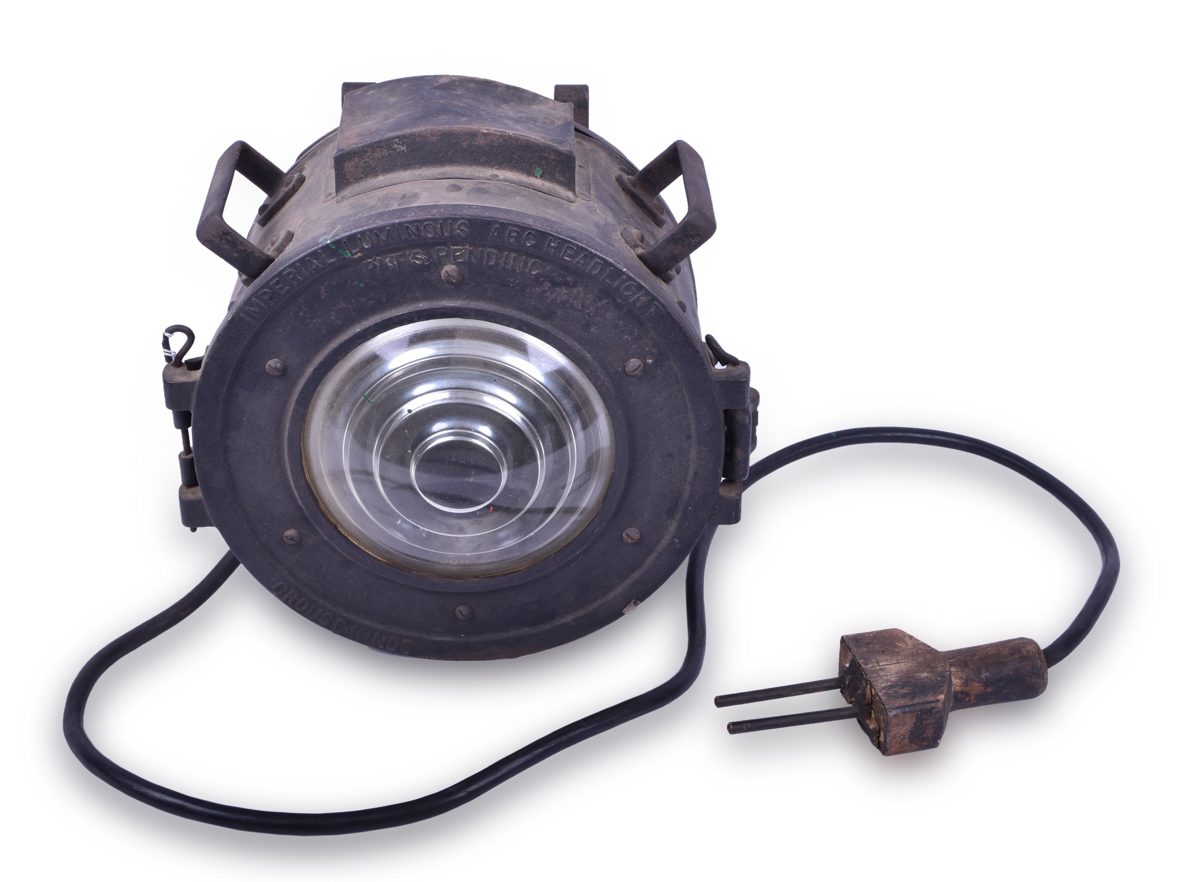 384 - Crouse-Hinds Imperial Luminous Arc Railroad Headlight thumbnail