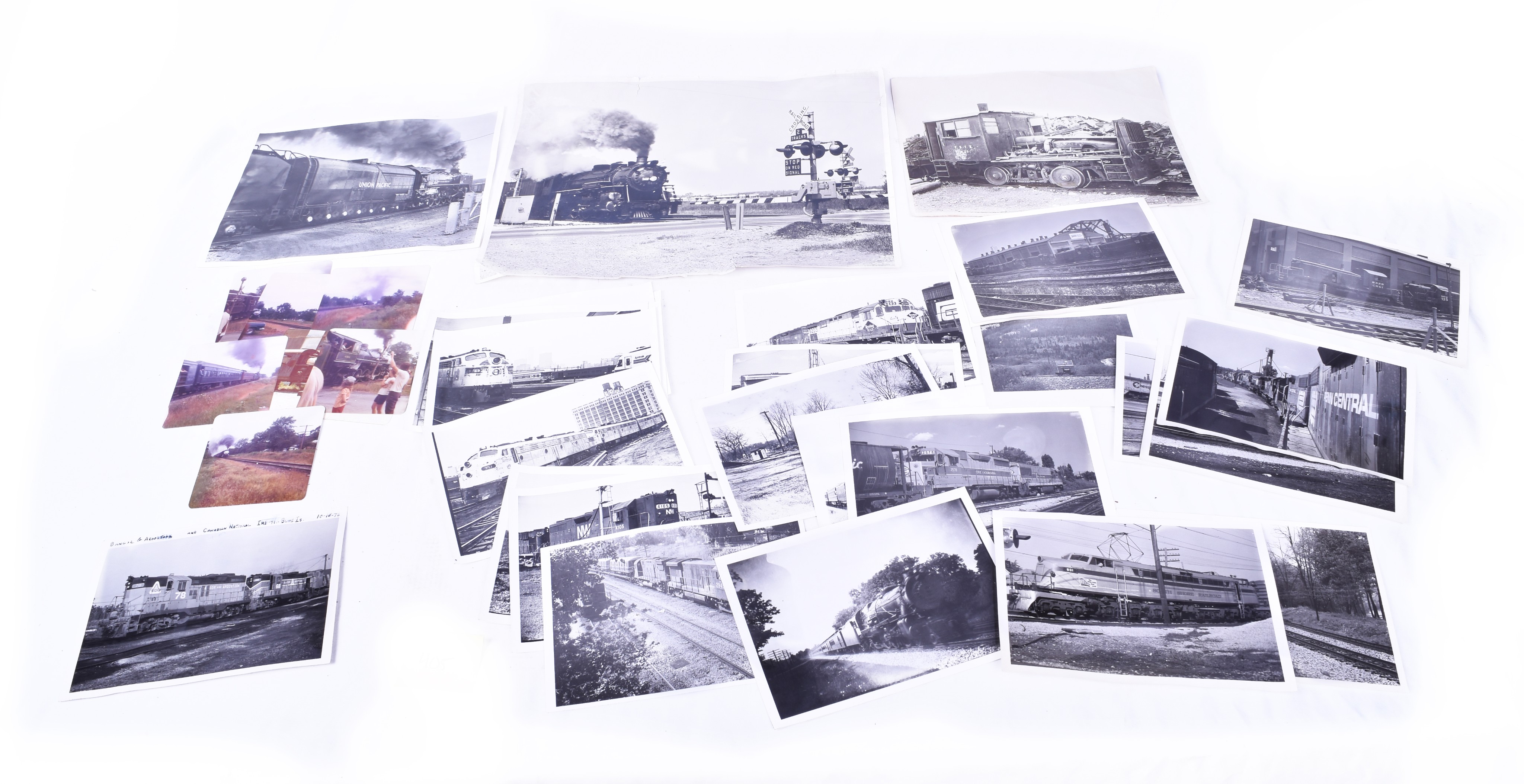 405 - 35 Mid-1970's Chicago, Indiana, and Steam Excursion Photos. South Shore, Conrail, Union Pacific, Amtrak, etc. thumbnail