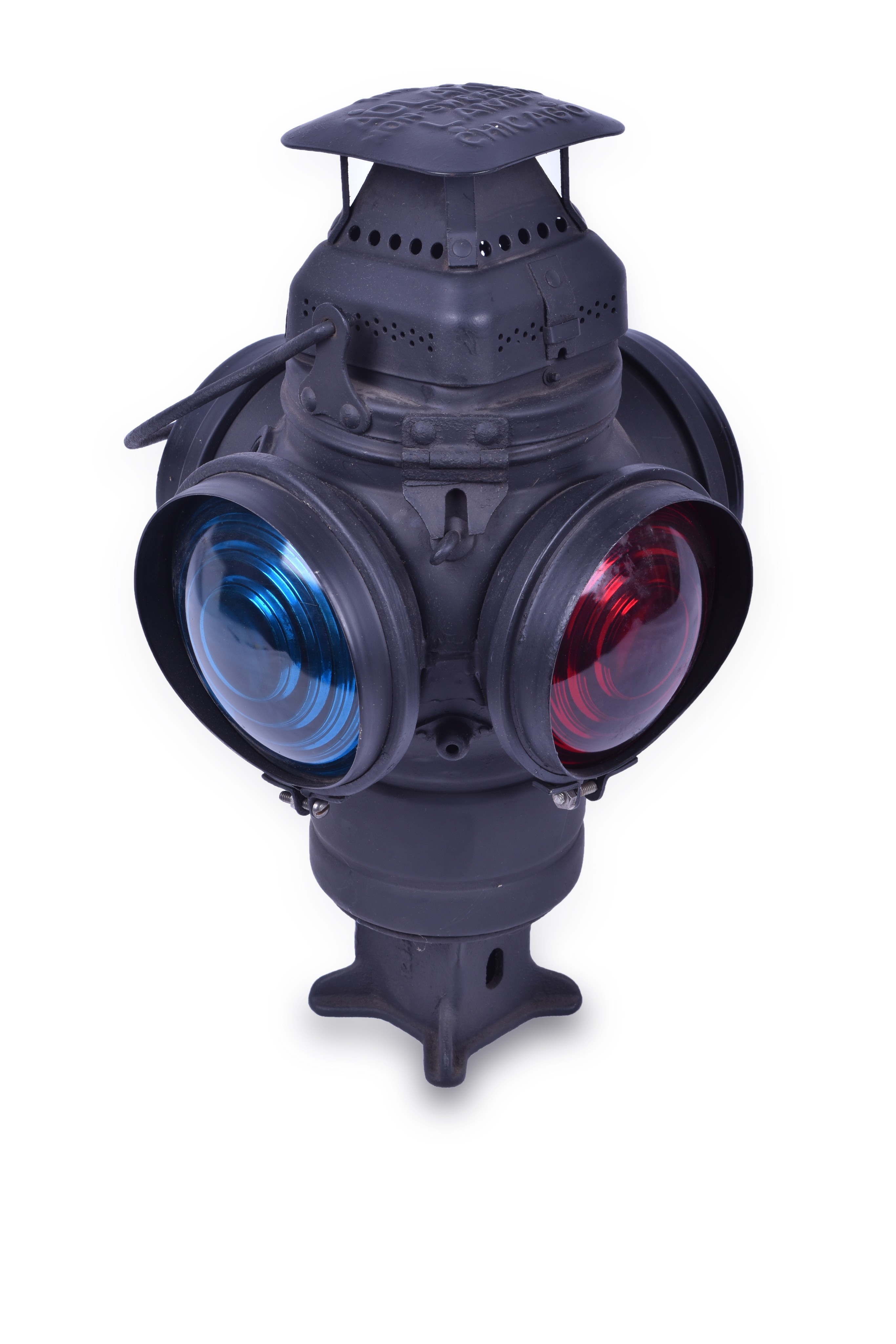 414 - Adlake / Adams & Westlake Railroad Illinois Central Switch Lamp thumbnail