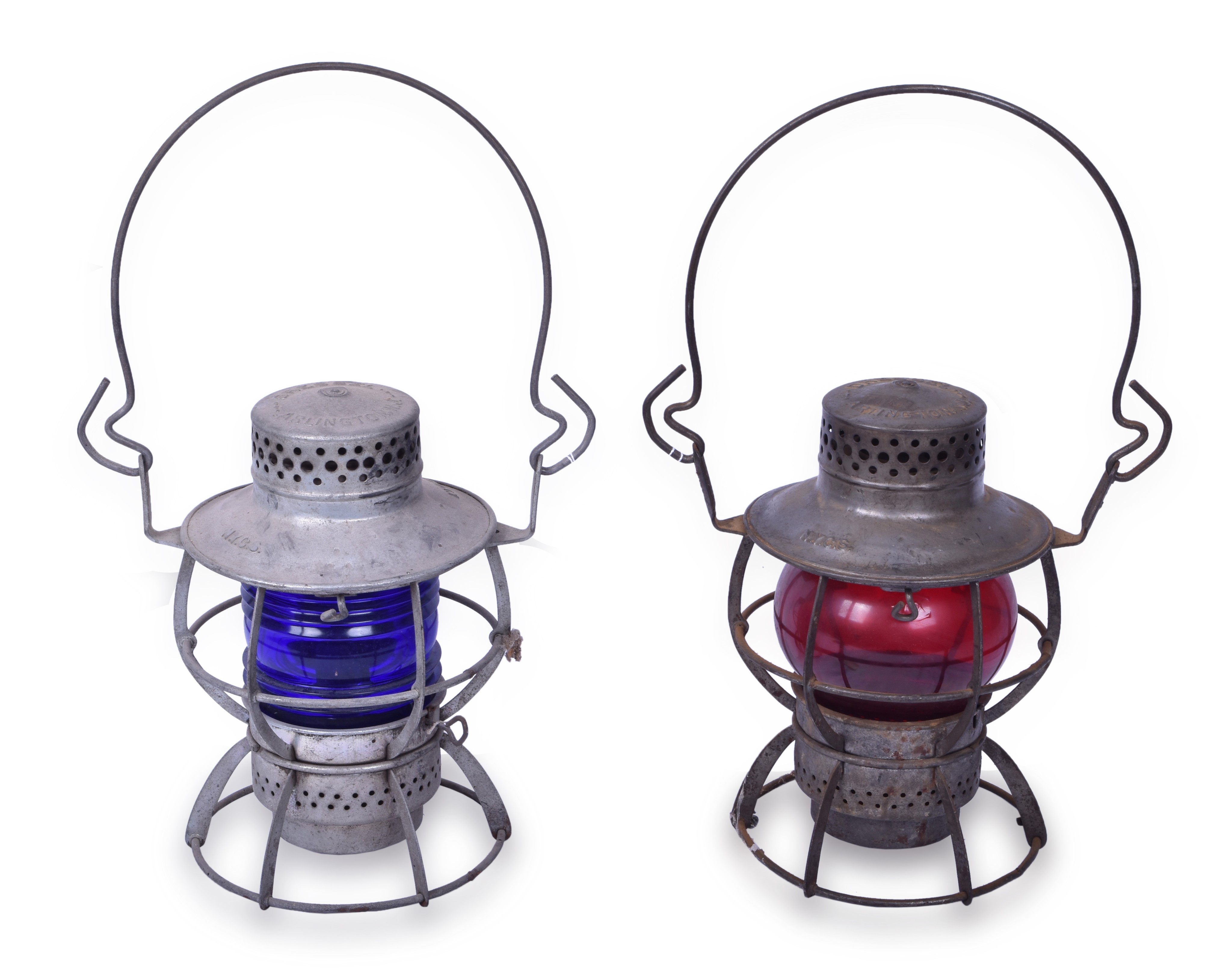 417 - Pair of Dressel New York Central Railroad Lanterns thumbnail