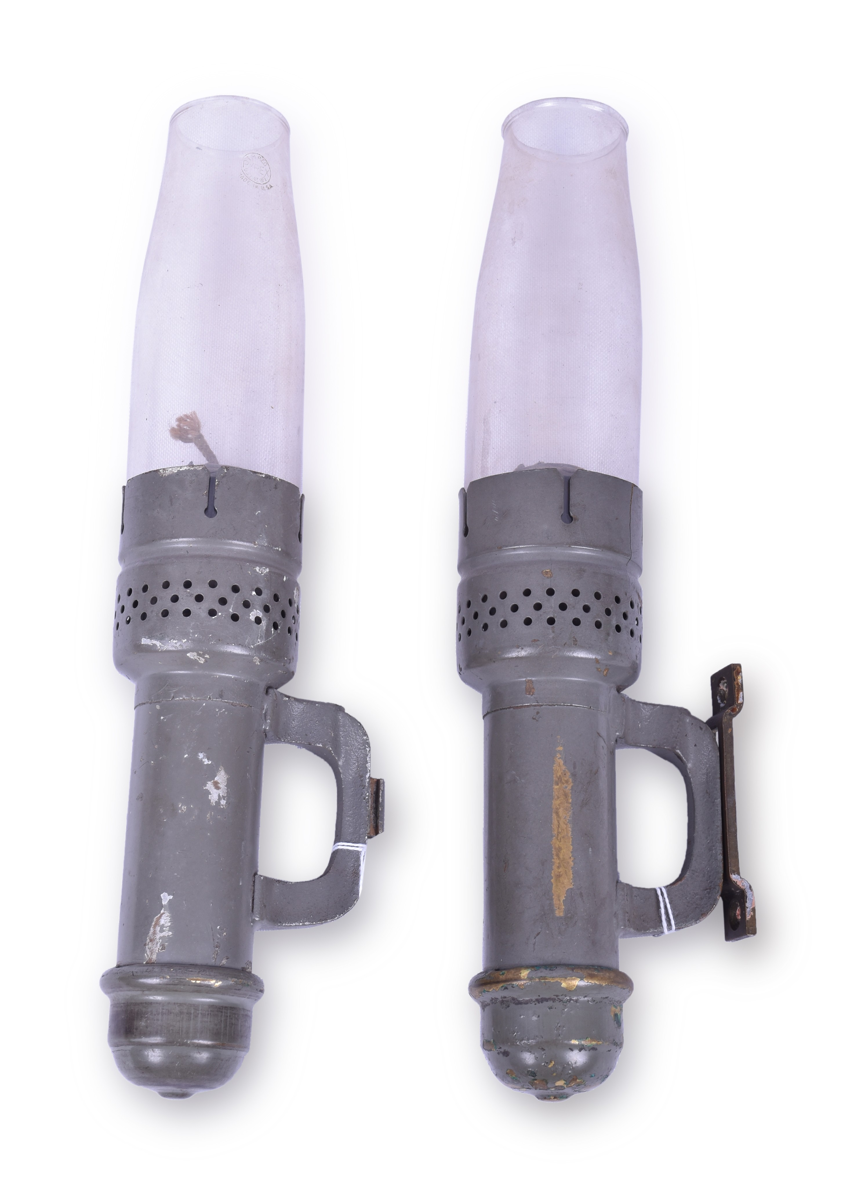 418 - Pair of RPO Candle Lamps w/ One Wall Bracket thumbnail