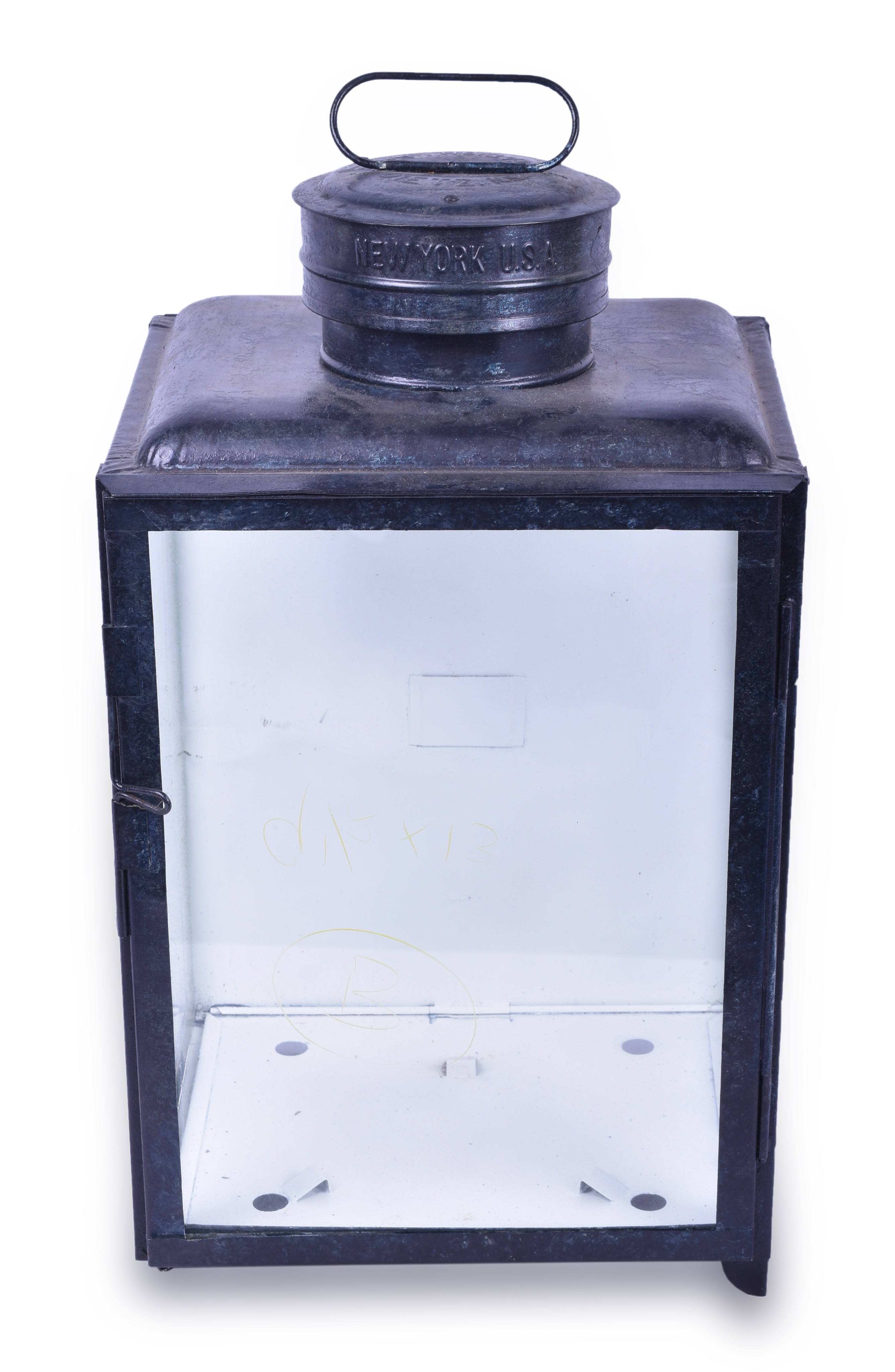 431 - Dietz No. 2 Sheet Iron Station Lamp - Partially Restored thumbnail