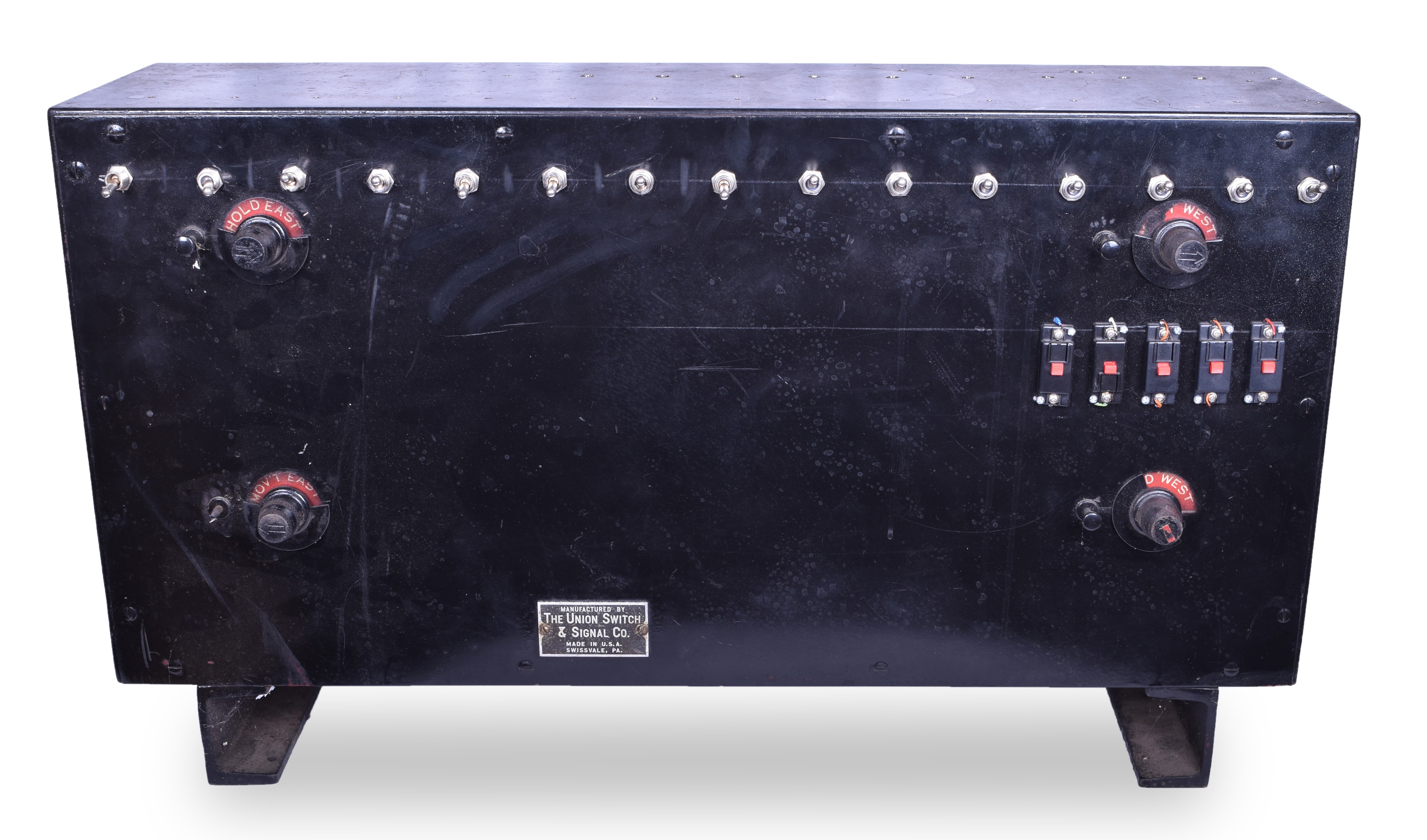 433 - Union Switch and Signal Pennsylvania Railroad Blocking Panel from Homewood Illinois thumbnail