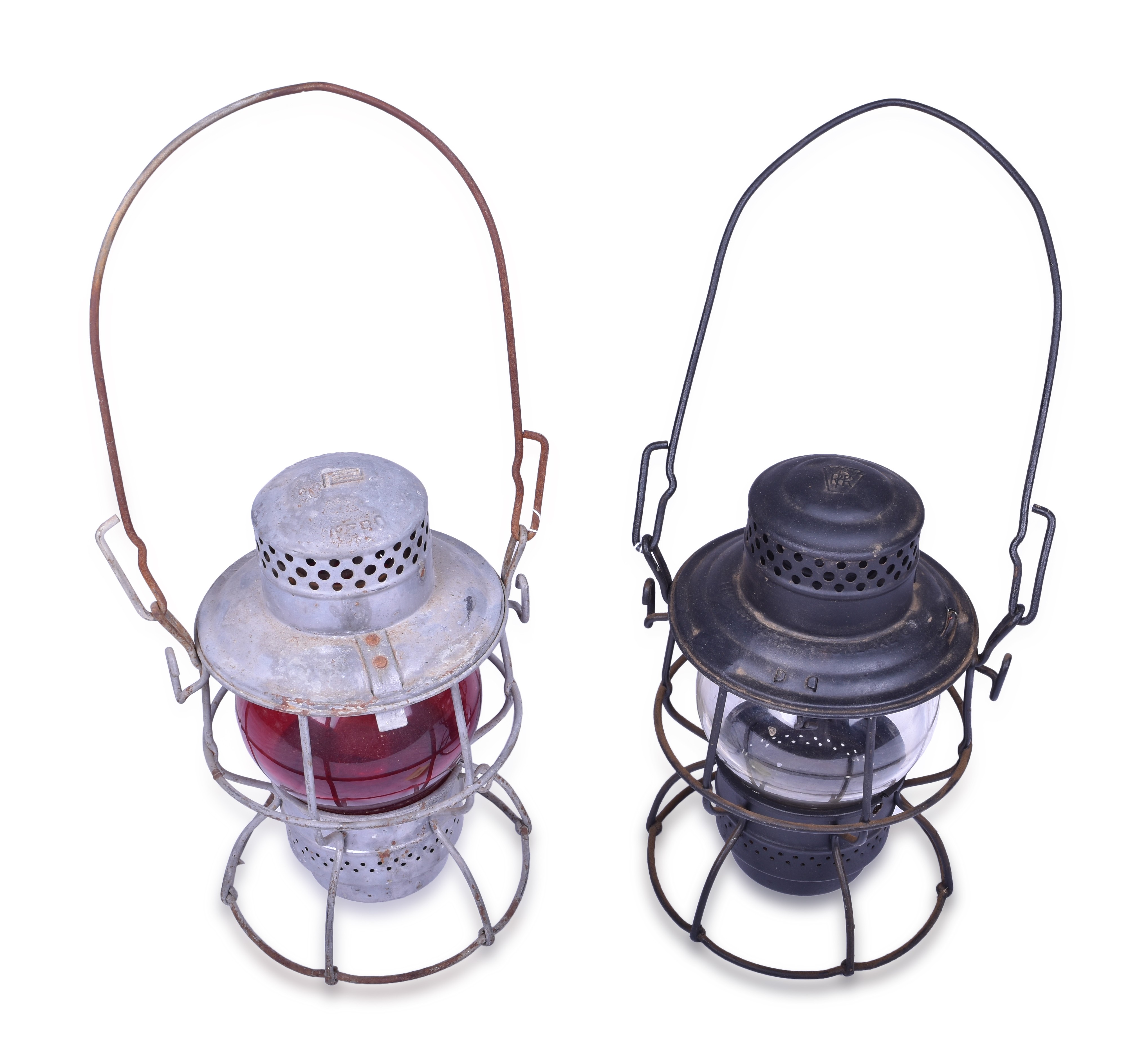 488 - Adams & Westlake Pennsylvania and Penn Central Kero Lanterns thumbnail