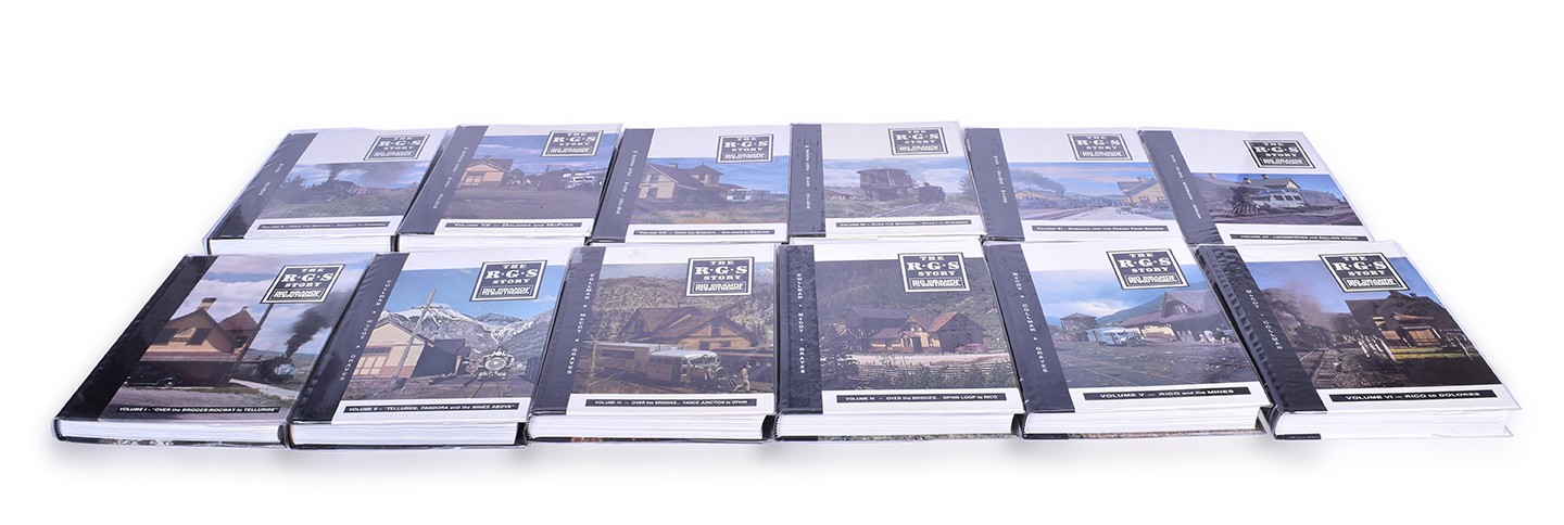 489 - The Rio Grande Southern Story; Volumes 1-12 by McCoy, Colman, Ehernberger, and Bradford. thumbnail