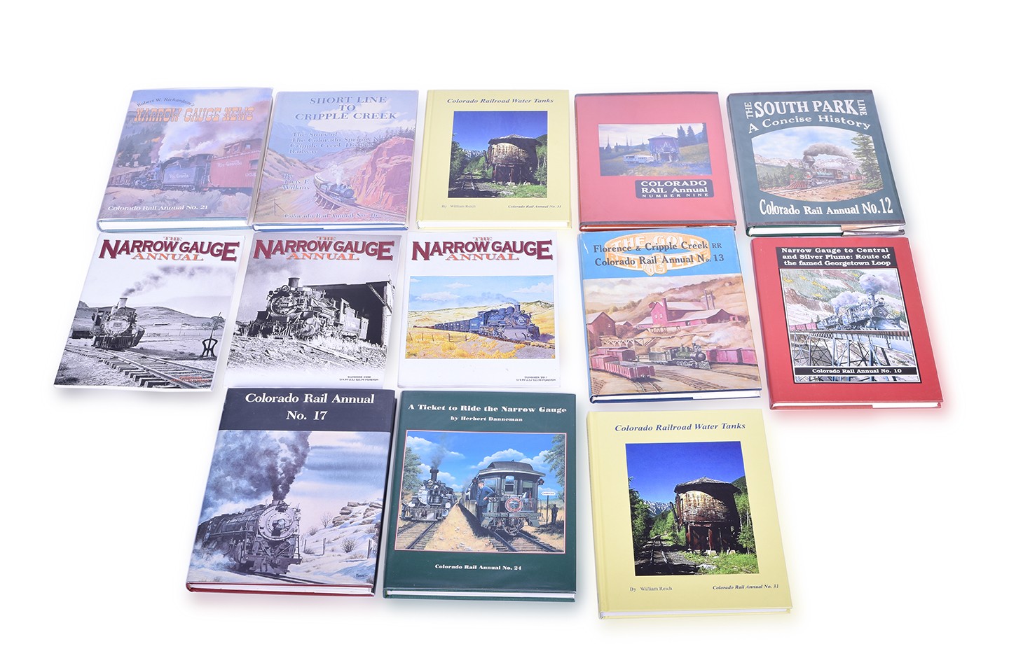 491 - Thirteen Colorado Rail Annual Books thumbnail