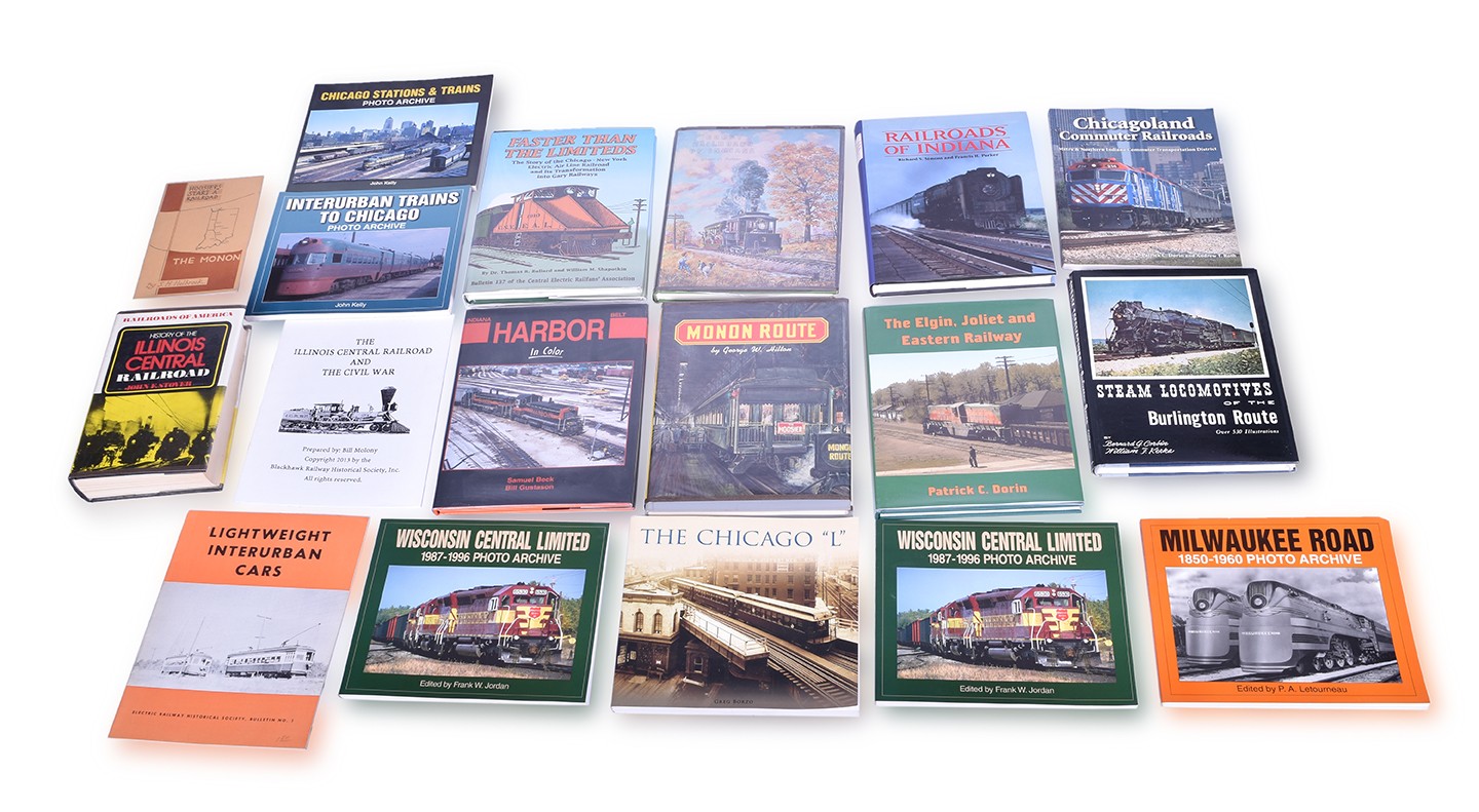 507 - Seventeen Midwestern Railroad Books - Monon, Indiana Harbor Belt, Wisconsin Central, Milwaukee Road, etc. thumbnail