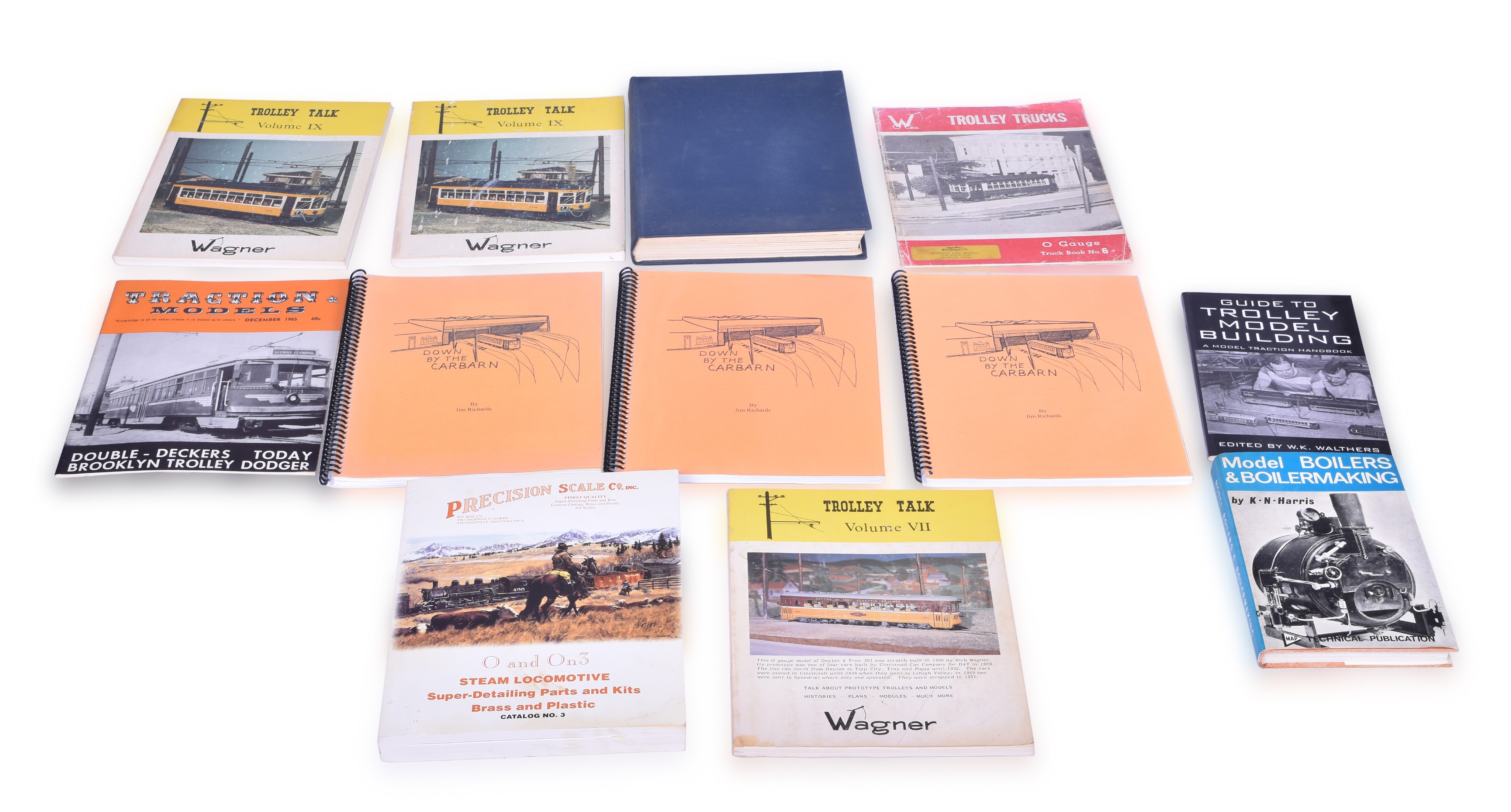 520 - Group of Eleven Books on Traction / Trolley Modeling - Guide to Trolley Model Building, Traction and Models Volume 6, etc. thumbnail