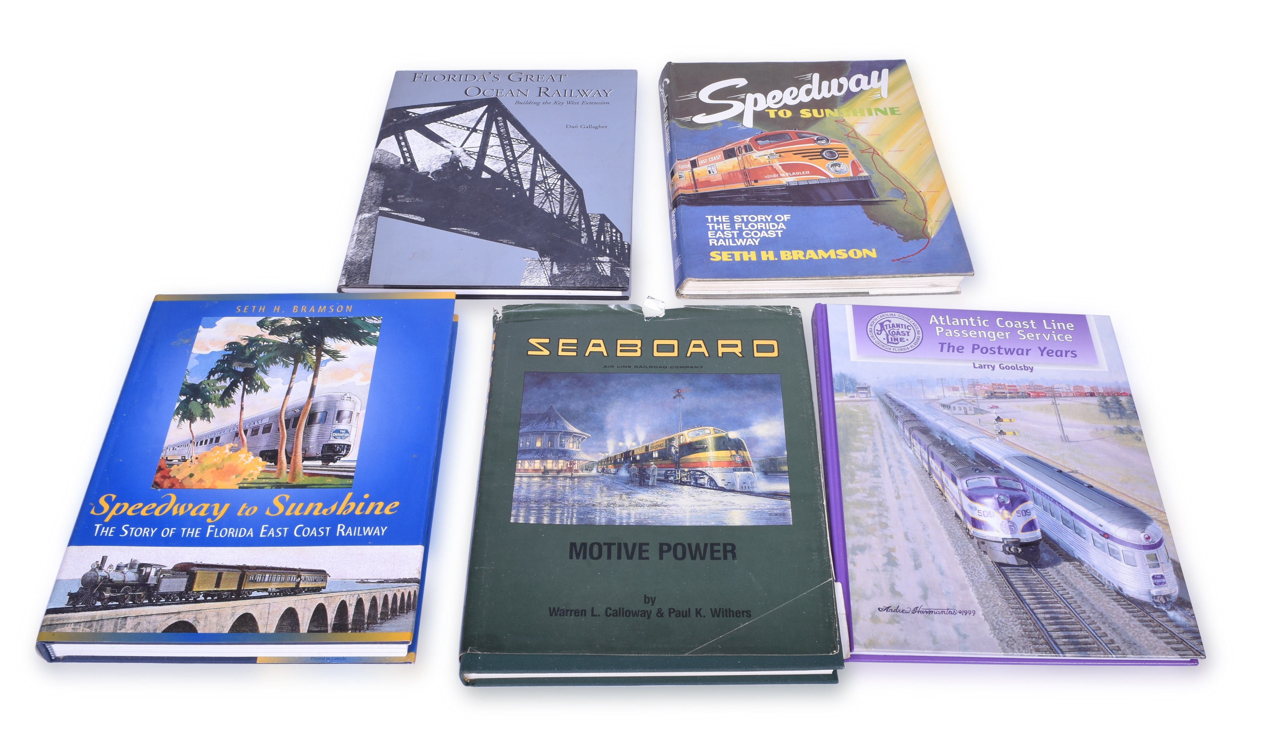 524 - Five Florida East Coast and Atlantic Coast Line Railroad Books thumbnail