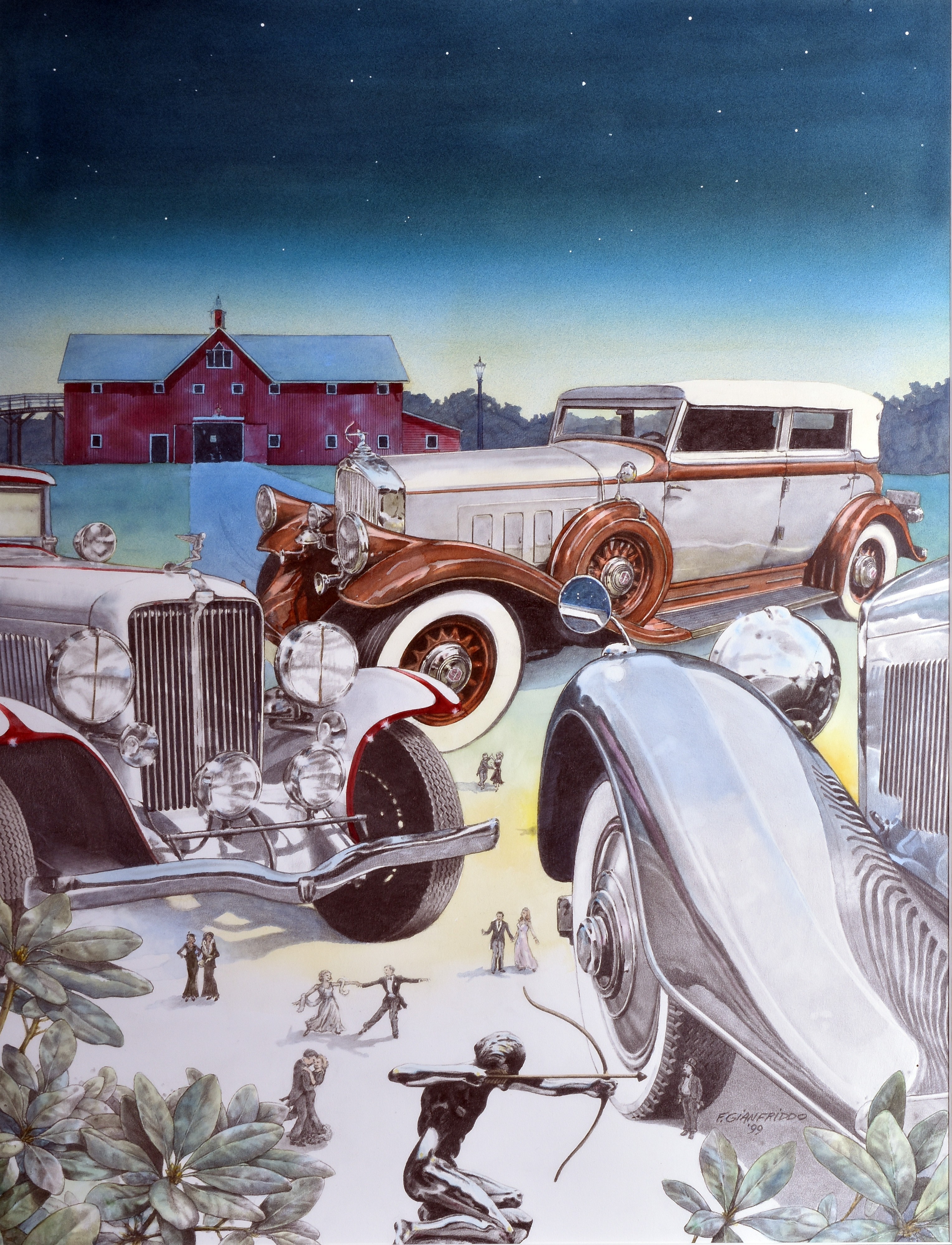 842 - Gilmore Grand Experience 1999 Original Poster Art thumbnail