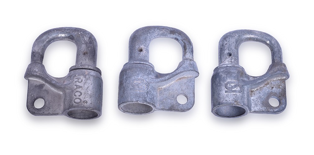 2 - Raco Burlington / CB&Q Railroad Signal Lock and Two Safetran Signal Locks thumbnail