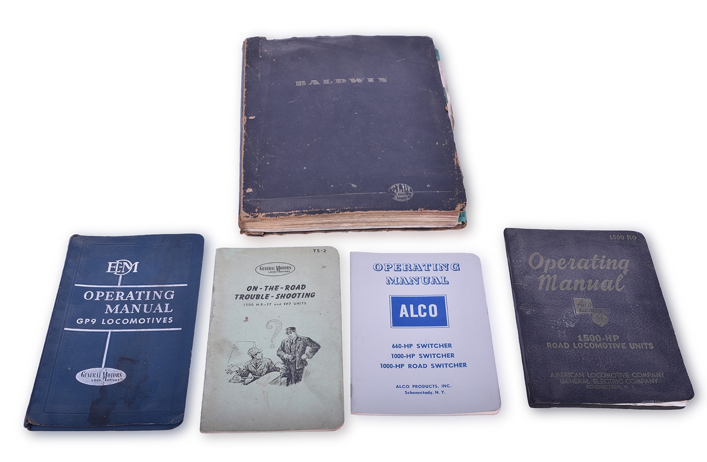 19 - Five Locomotive Operating / Maintenance Manuals - Baldwin 1000 HP - 1947, Alco 660 HP, EMD F7, EMD GP-9, Alco 1500 HP thumbnail