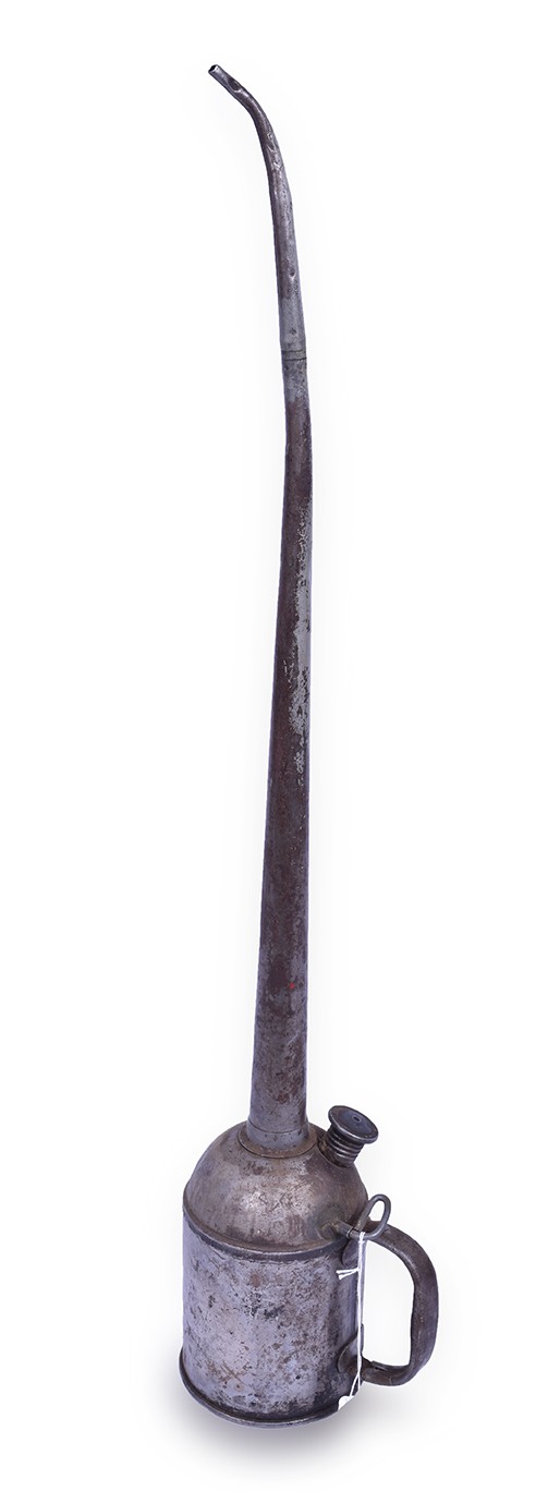 21 - Tall Railroad Oiling Can Johnson Urbana - CB&Q Marked thumbnail