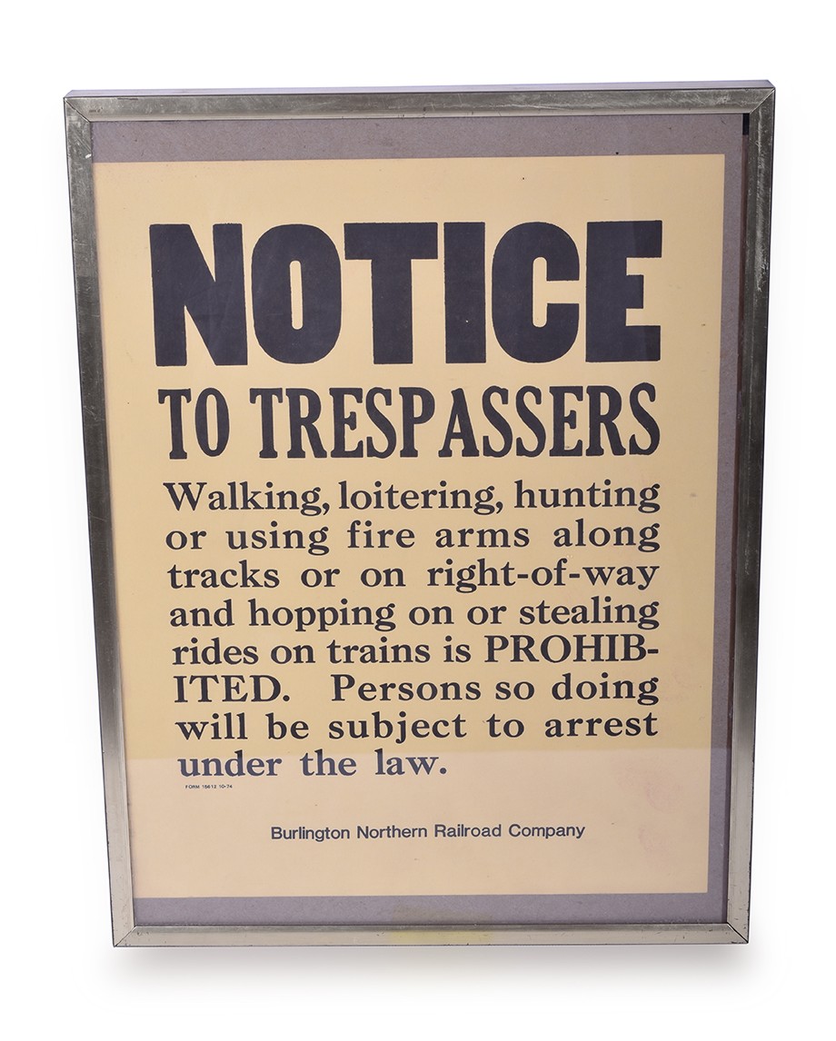 23 - Burlington Northern Framed 