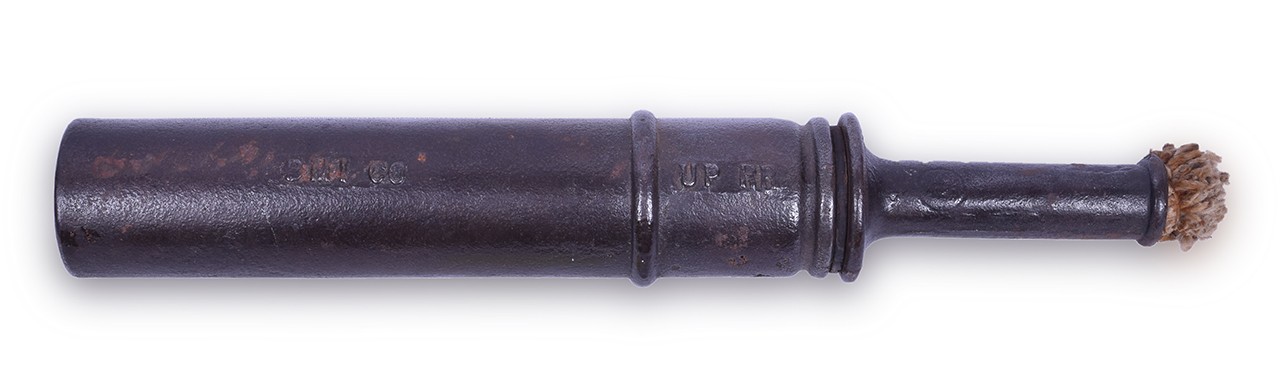 78 - Cast Iron Union Pacific Railroad BMI Engine Torch thumbnail