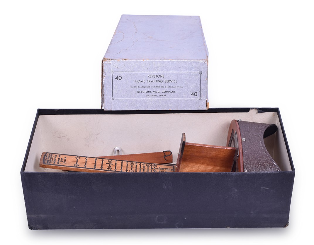81 - Keystone Stereoscope No. 40 Home Training Service w/ Original Box and More thumbnail