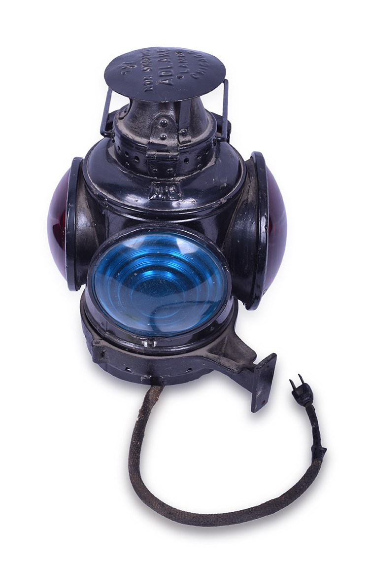 88 - Adams & Westlake Union Pacific Caboose Lamp - Restored & Electrified thumbnail