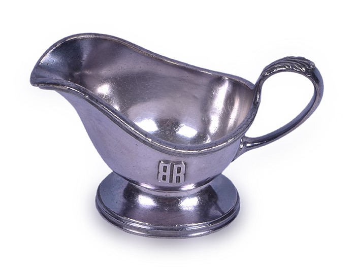 118 - CB&Q / Burlington Reed and Barton 3 OZ. Silver Soldered Creamer thumbnail