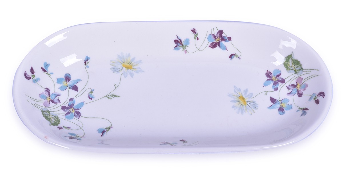 123 - Syracuse Burlington Violets & Daisies 9 3/4